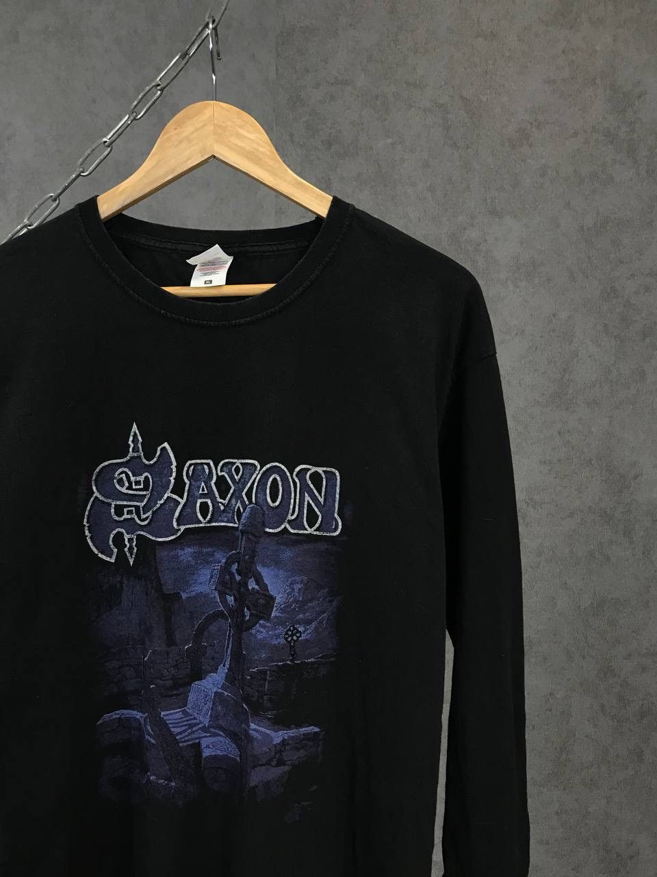 Band Tees Saxon vintage rock band tee Size US XL / EU 56 / 4 - 2 Thumbnail