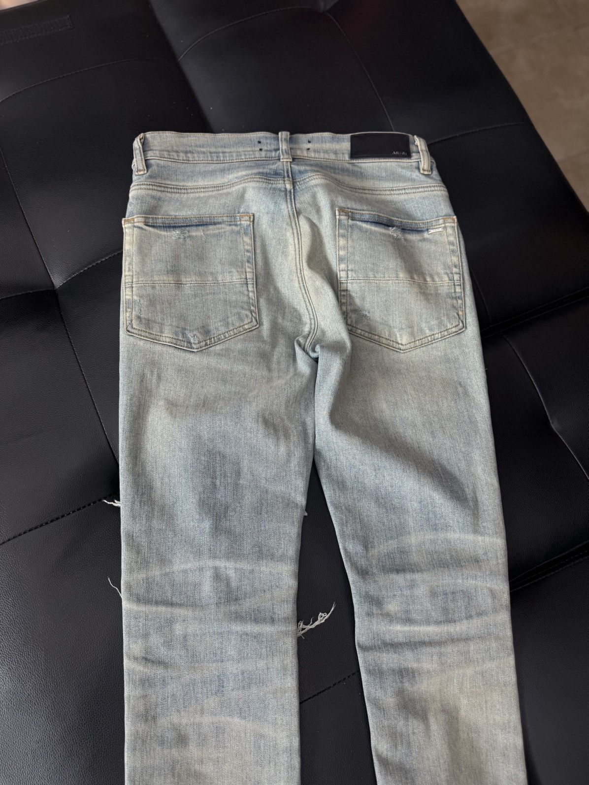 Amiri Amiri Blue Jeans Cheetah Patch Rare Size 30 Flawless 🧼 Size US 30 / EU 46 - 20 Thumbnail