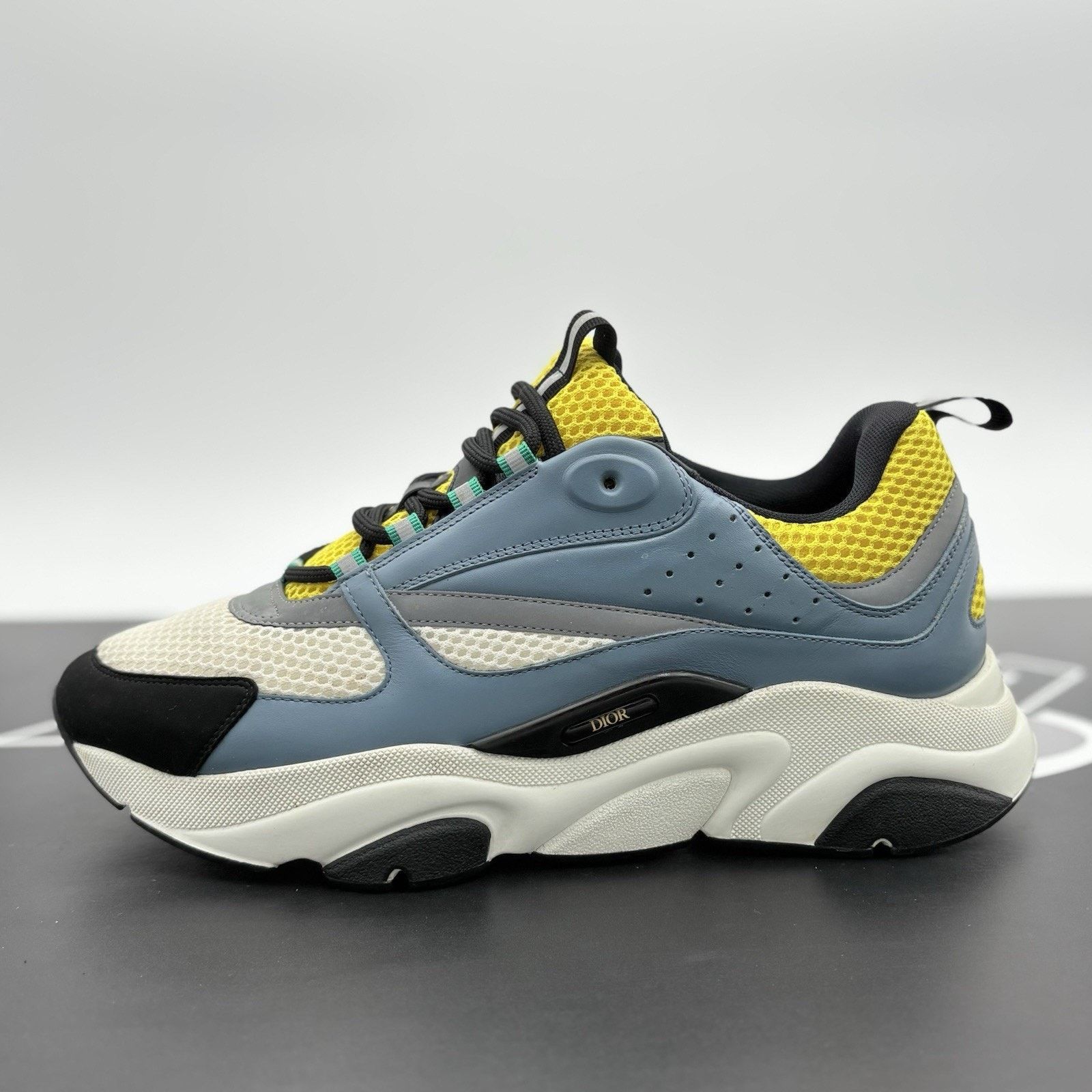 Dior Dior B22 Sneaker ' Blue Yellow ' | SUPER CLEAN! Size US 12 / EU 45 - 8 Thumbnail