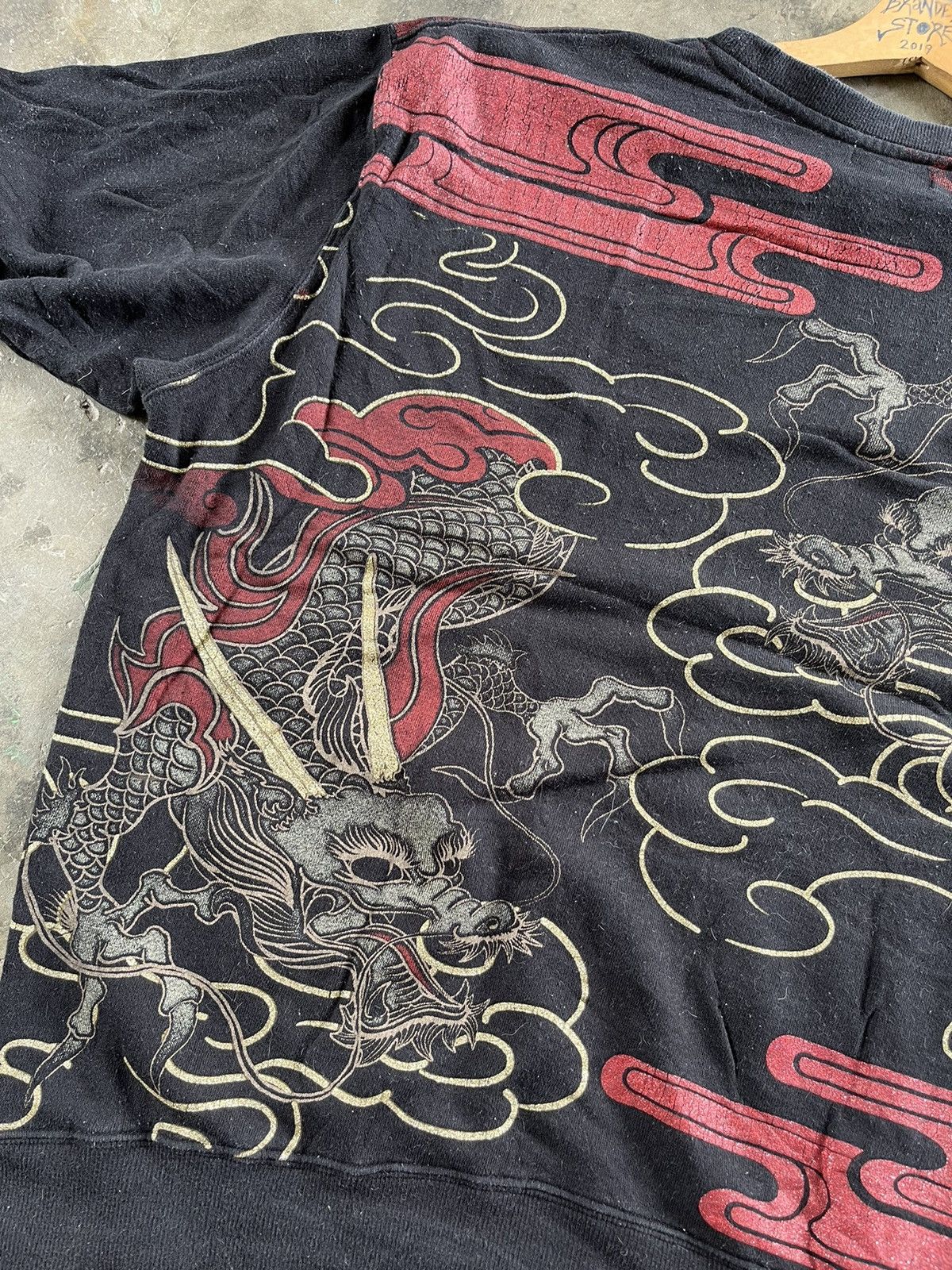 Japanese Brand 🔥Sukajan Dragon Fight OVP Sweetshirts Size US XXL / EU 58 / 5 - 9 Thumbnail