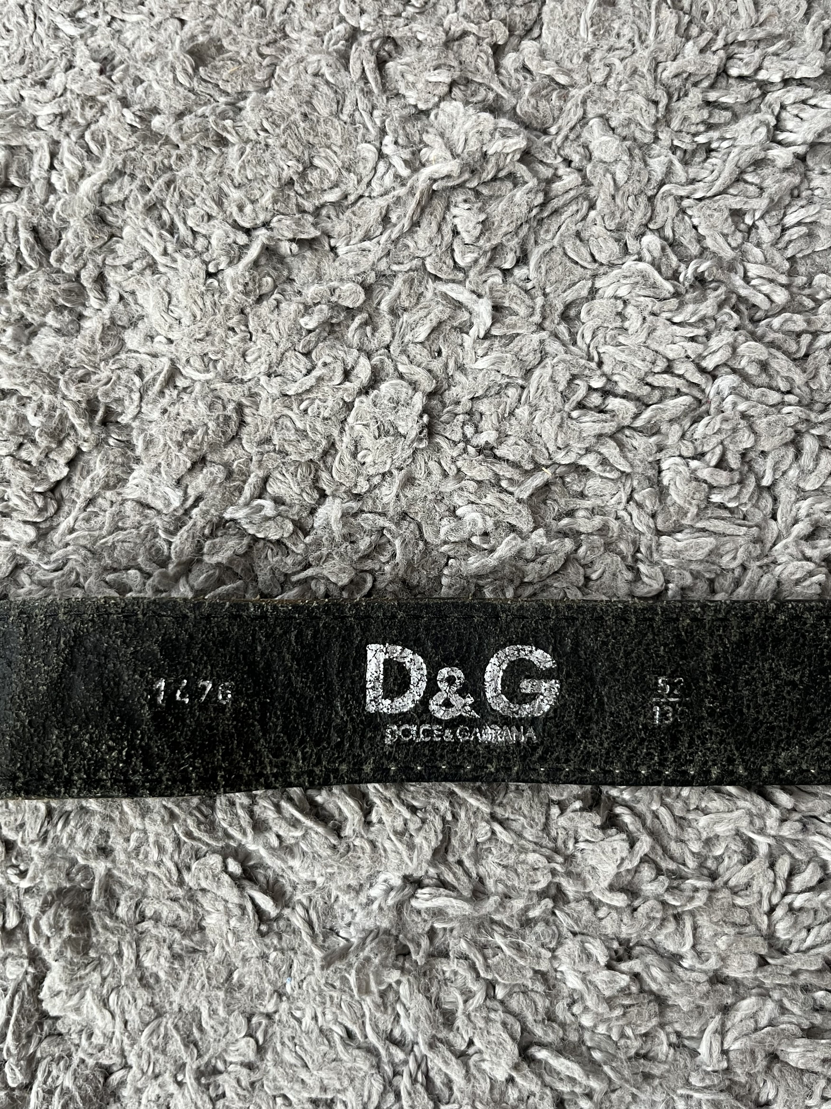 Dolce & Gabbana Vintage Leather Belt Dolce&Gabbana Very Rare Y2K Style Size ONE SIZE - 9 Thumbnail