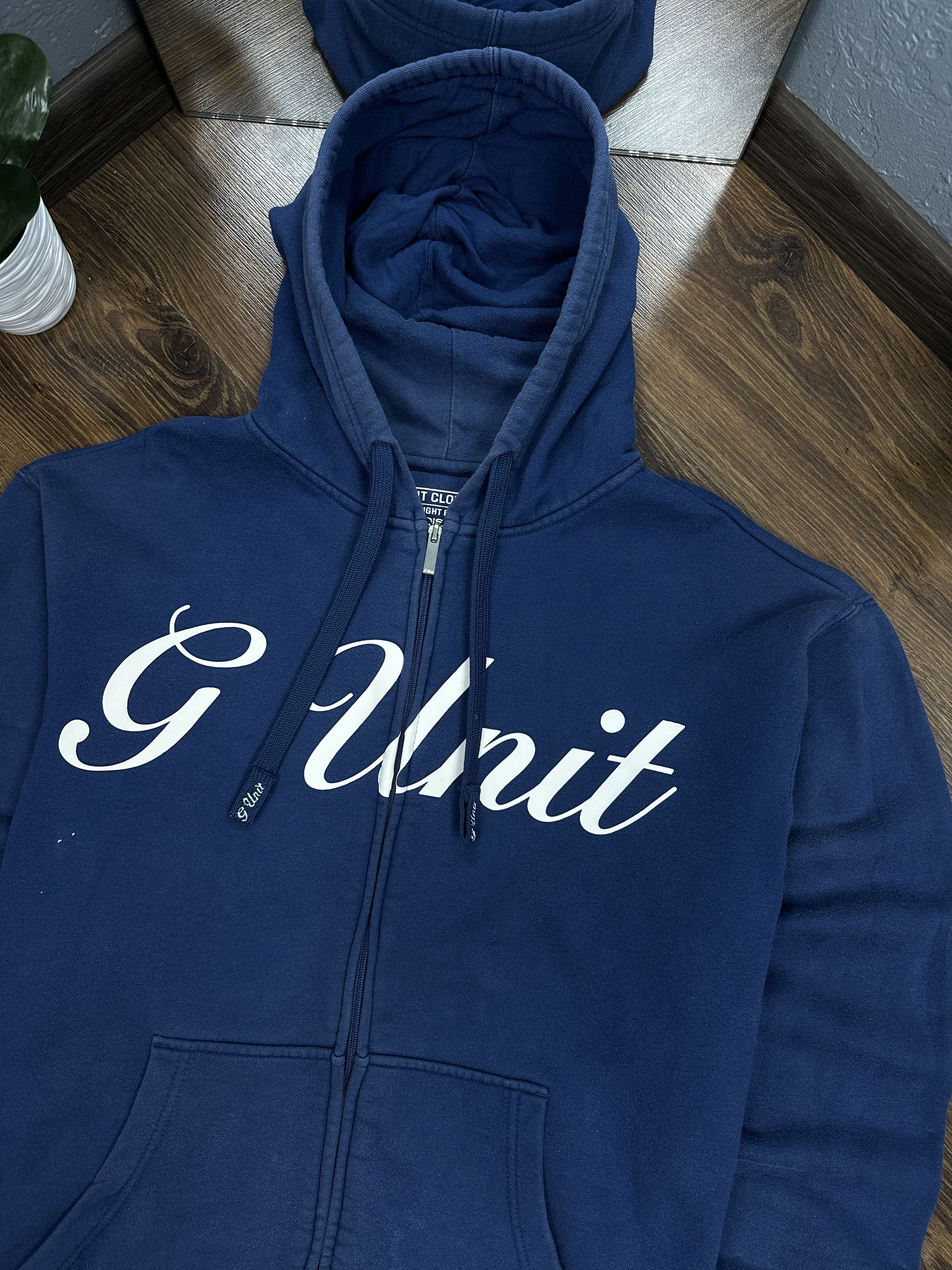 50 Cent × G-Unit G Unit 50 Cent Mens Distressed Zip Hoodie Size US XL / EU 56 / 4 - 2 Thumbnail