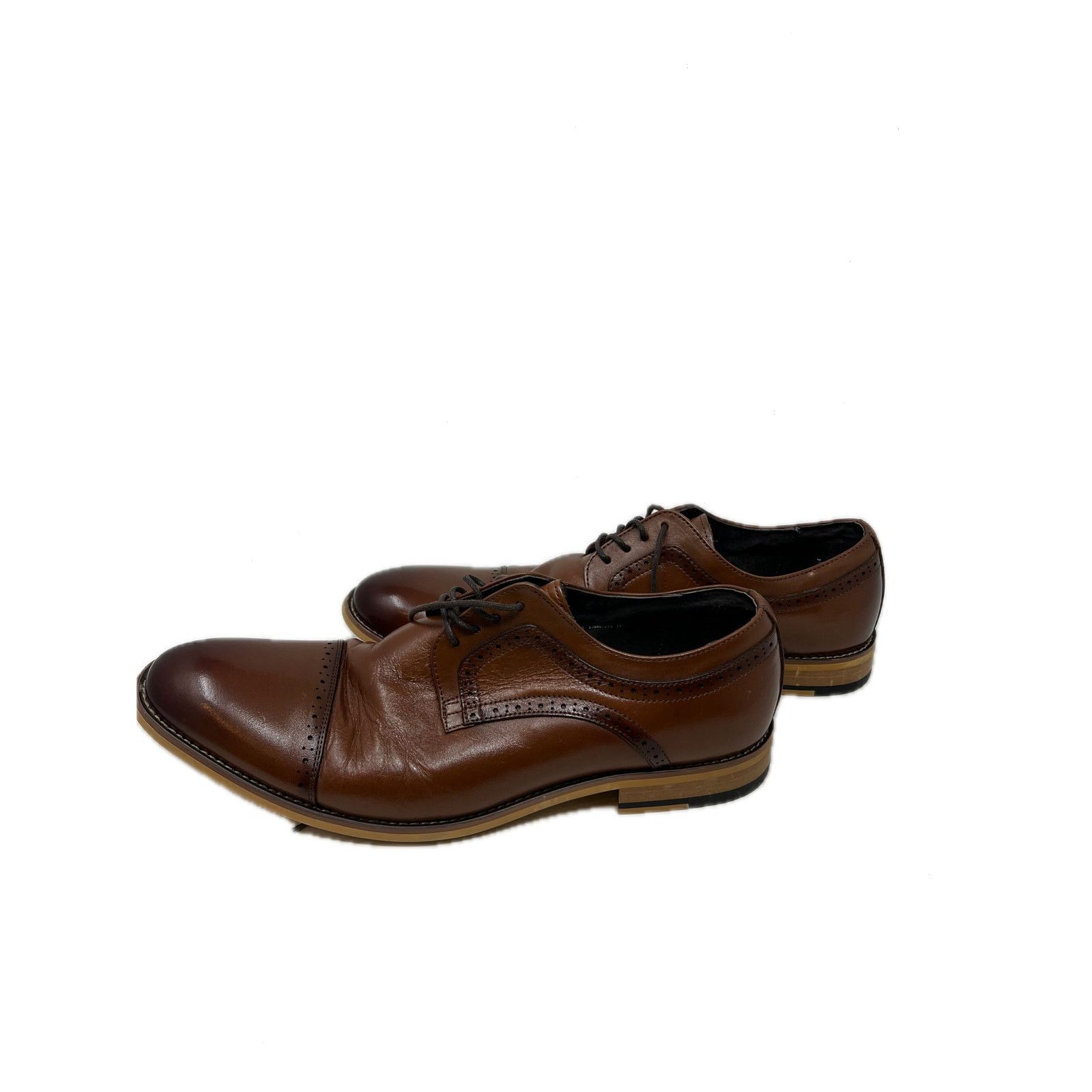 Stacy Adams Stacy Adams Brown Leather Oxfords 11M Size US 11 / EU 44 - 2 Thumbnail