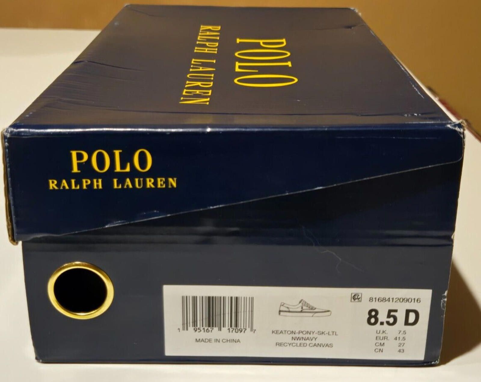 Polo Ralph Lauren POLO RALPH LAUREN Keaton Newport Sneaker Pony 8.5 D NEW Box Size US 8.5 / EU 41-42 - 3 Thumbnail