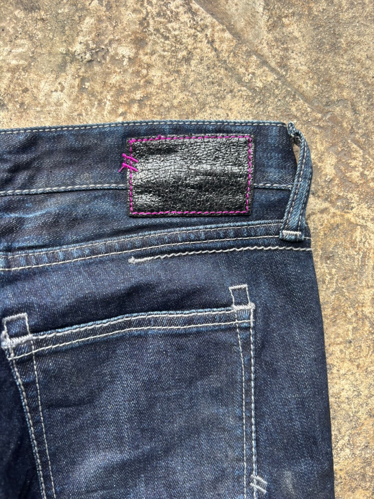CIVARIZE 2000s Civarize Silver Claw Marks Bikers Jeans Size US 28 / EU 44 - 11 Thumbnail