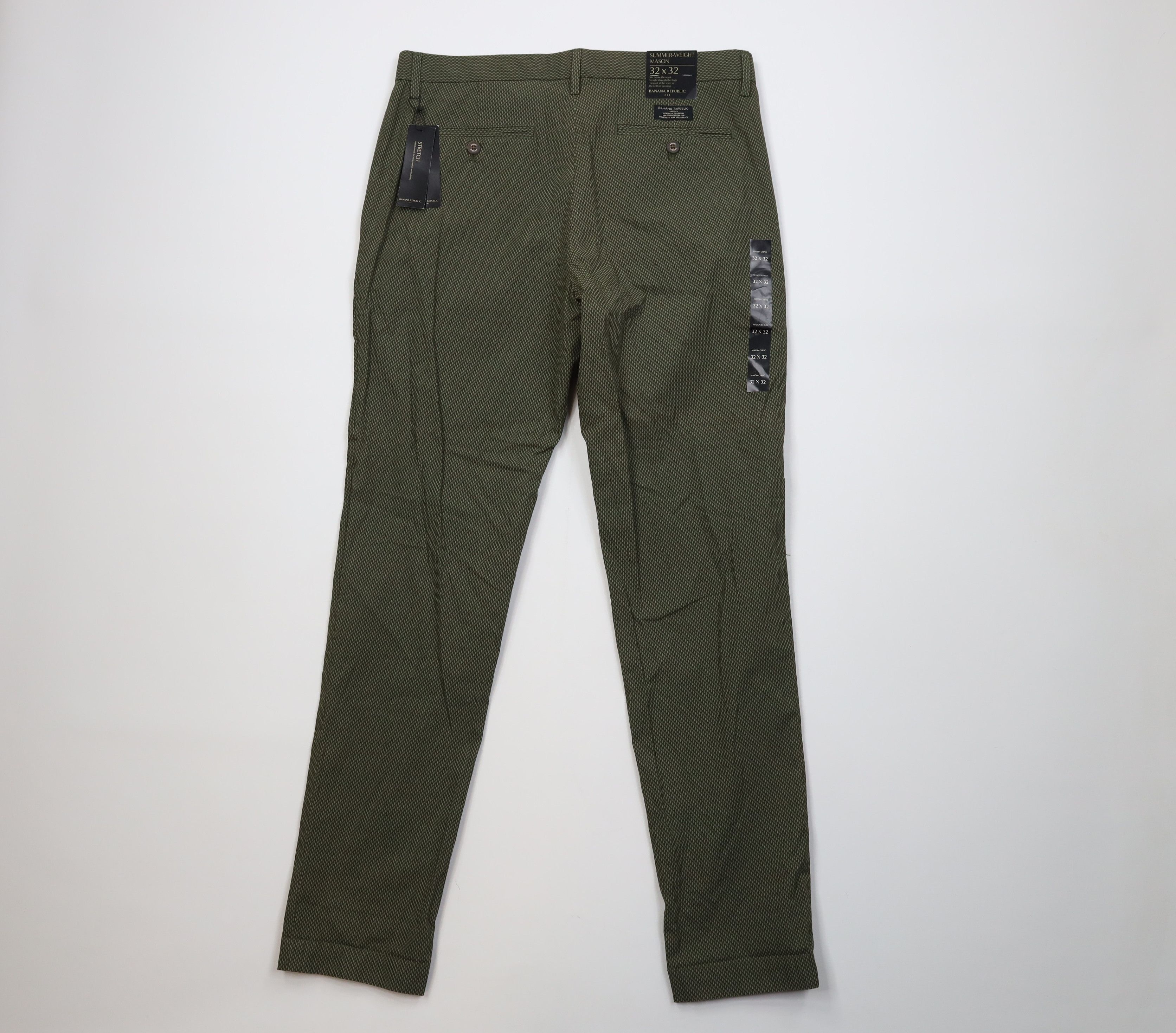 Banana Republic New Banana Republic Mason Summer Weight Chino Pants Green Size US 32 / EU 48 - 10 Thumbnail