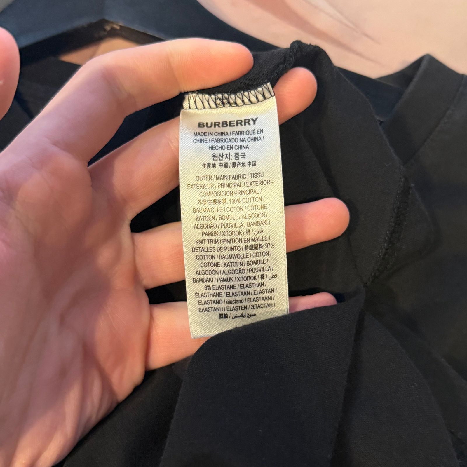 Burberry Burberry Pocket Logo T-Shirt Size US XL / EU 56 / 4 - 4 Thumbnail