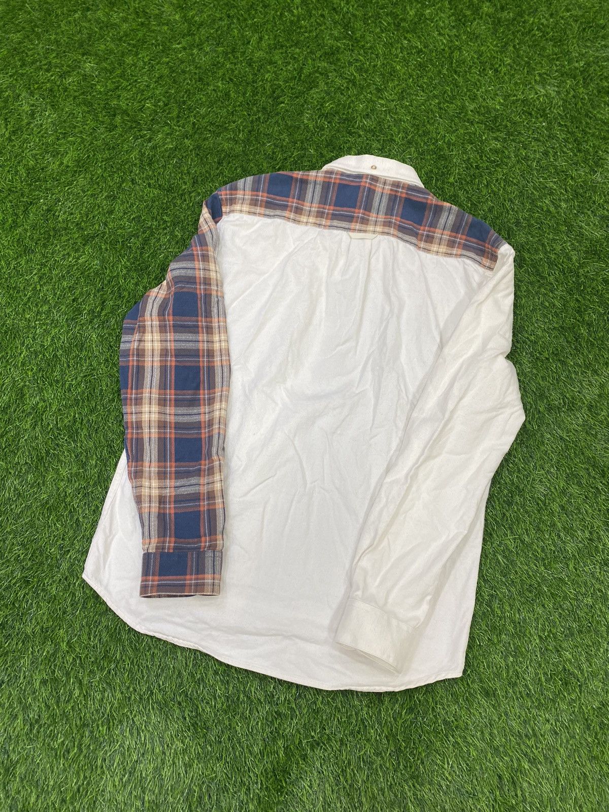 foret Foret Studio Split Buttom Up Split Check Shirt Size US XL / EU 56 / 4 - 6 Thumbnail