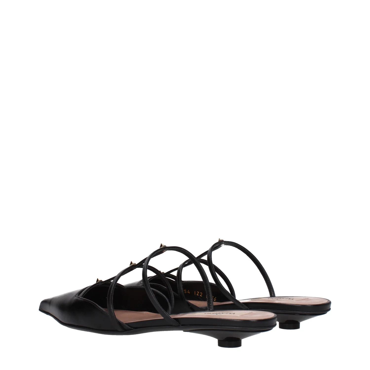 Valentino ob1o1e1224 Leather Sandals in Black Size US 6 / IT 36 - 4 Thumbnail
