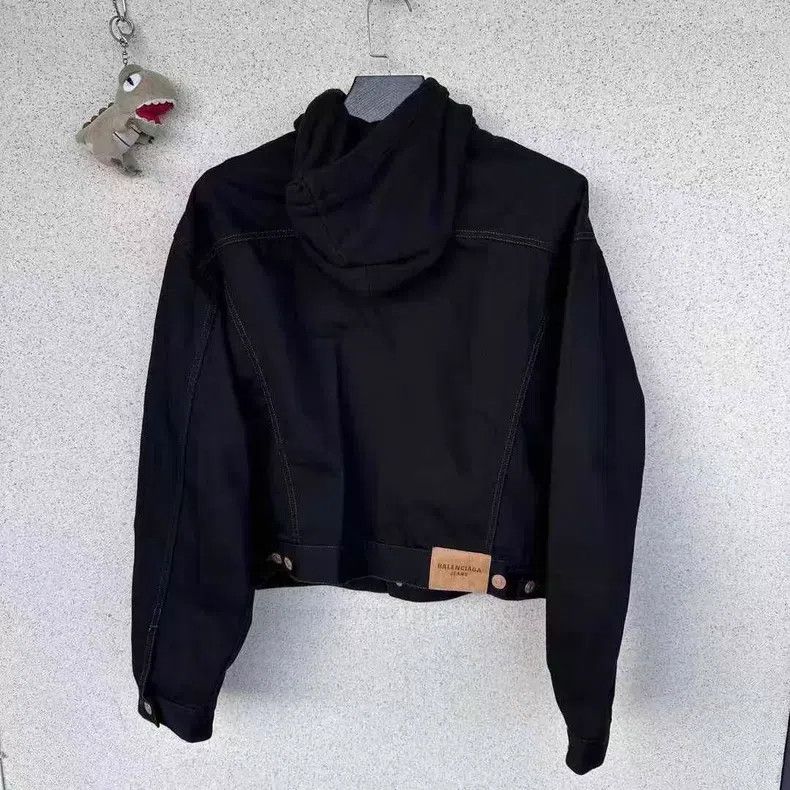 Balenciaga Balenciaga Denim hooded jacket Size XS / US 0-2 / IT 36-38 - 5 Thumbnail
