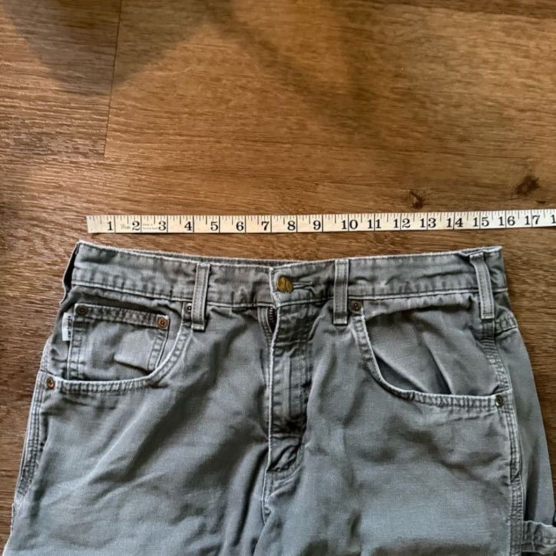 Carhartt Loose Fit Grey Carhartt Carpenter Pants Size US 32 / EU 48 - 2 Thumbnail