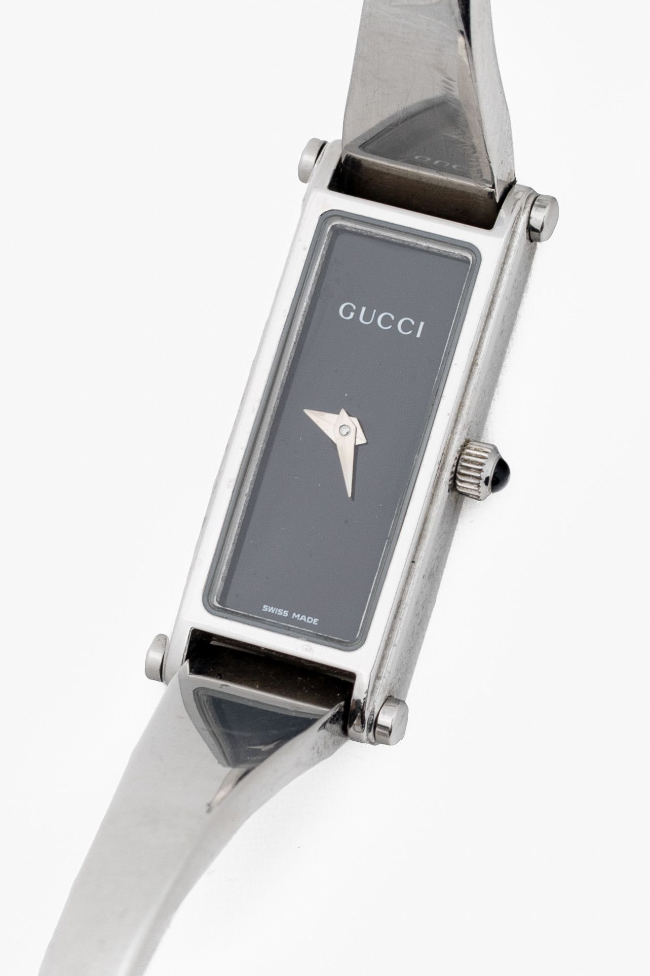 Gucci Gucci 1500L Stainless Steel Rectangle-Face Bangle Watch Size ONE SIZE - 3 Thumbnail