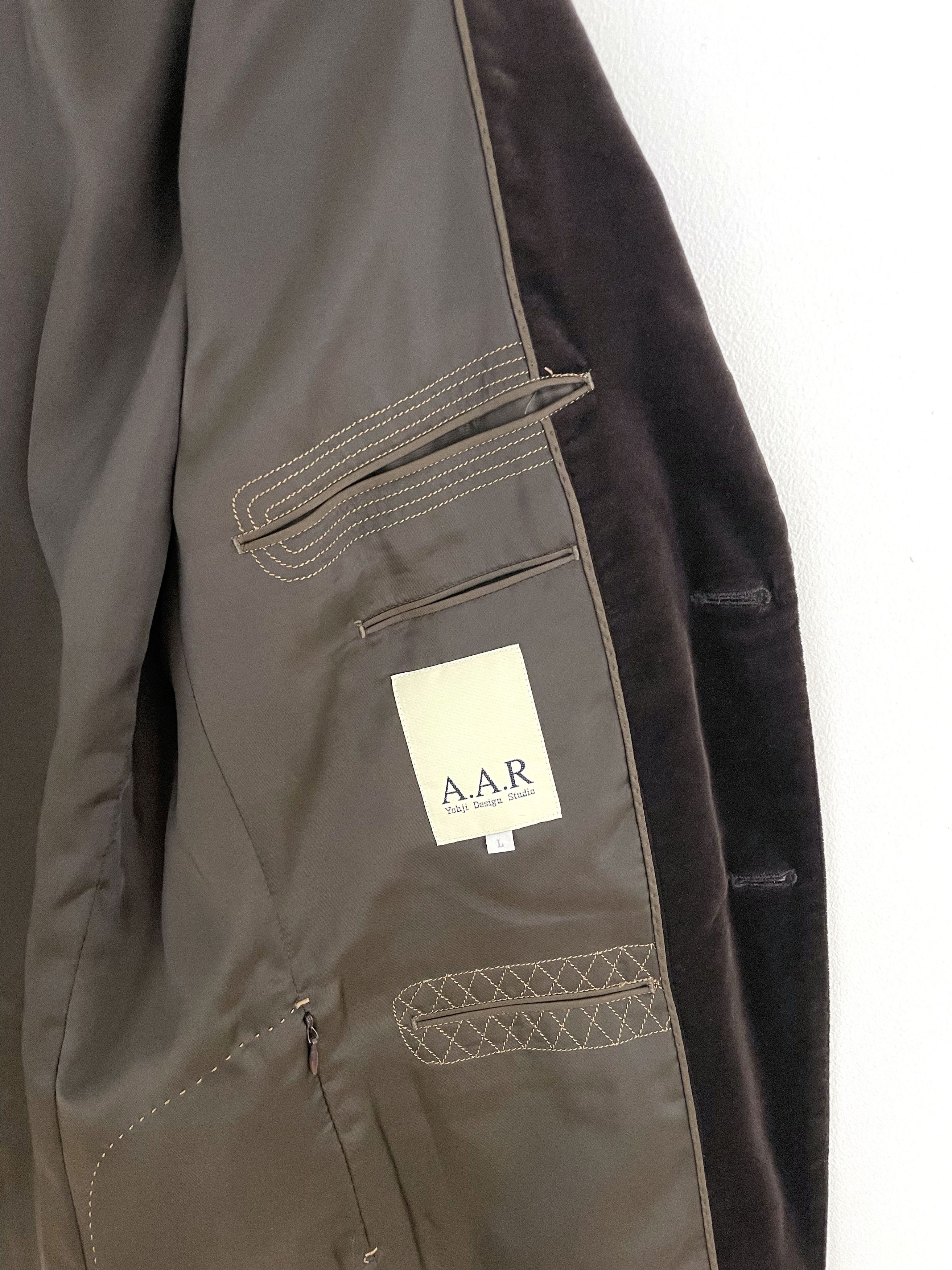 Yohji Yamamoto AAR Velour Jacket Size US L / EU 52-54 / 3 - 8 Thumbnail
