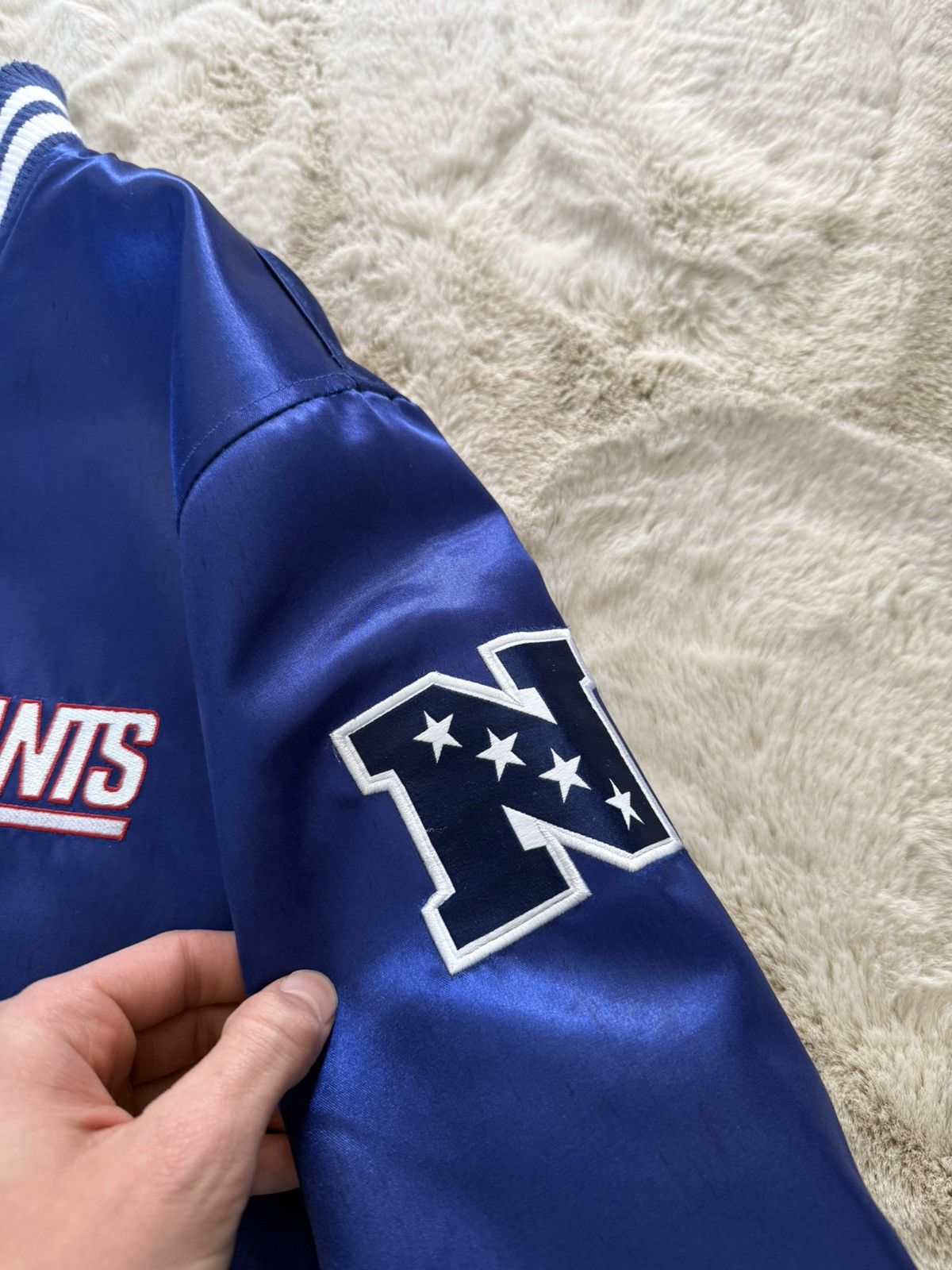 NFL × New Era New York Giants Satin NFL jacket by New Era Size US L / EU 52-54 / 3 - 3 Thumbnail