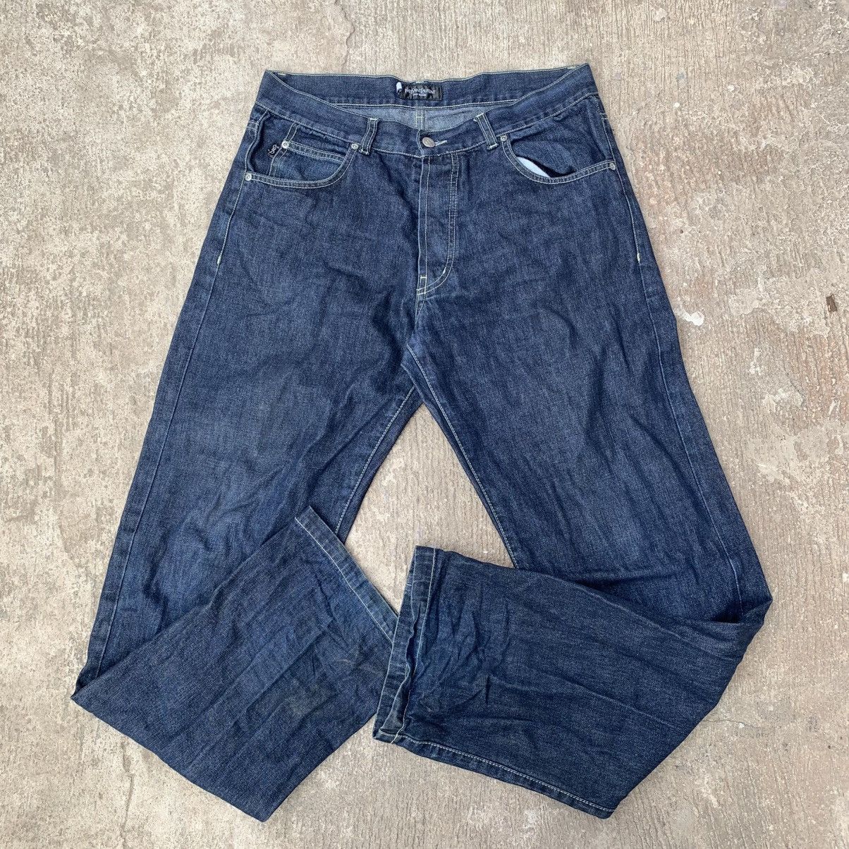 Yves Saint Laurent Vintage YSL Denim Jeans Waist 34 Size US 34 / EU 50 - 2 Thumbnail