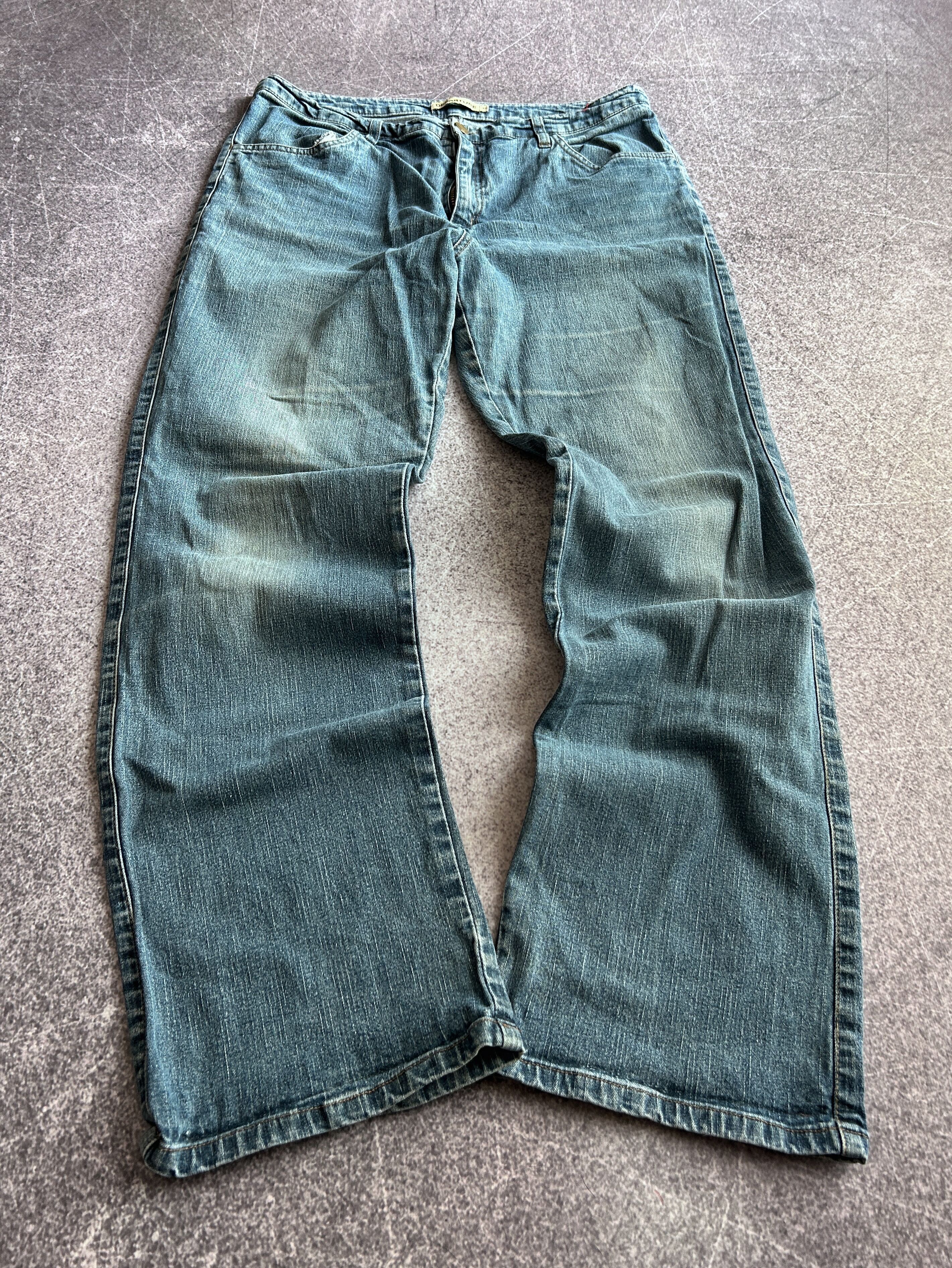 Designer Vintage Rick Owens Junya Watanabe Style Classic Washed Jeans Size US 32 / EU 48 - 1 Thumbnail