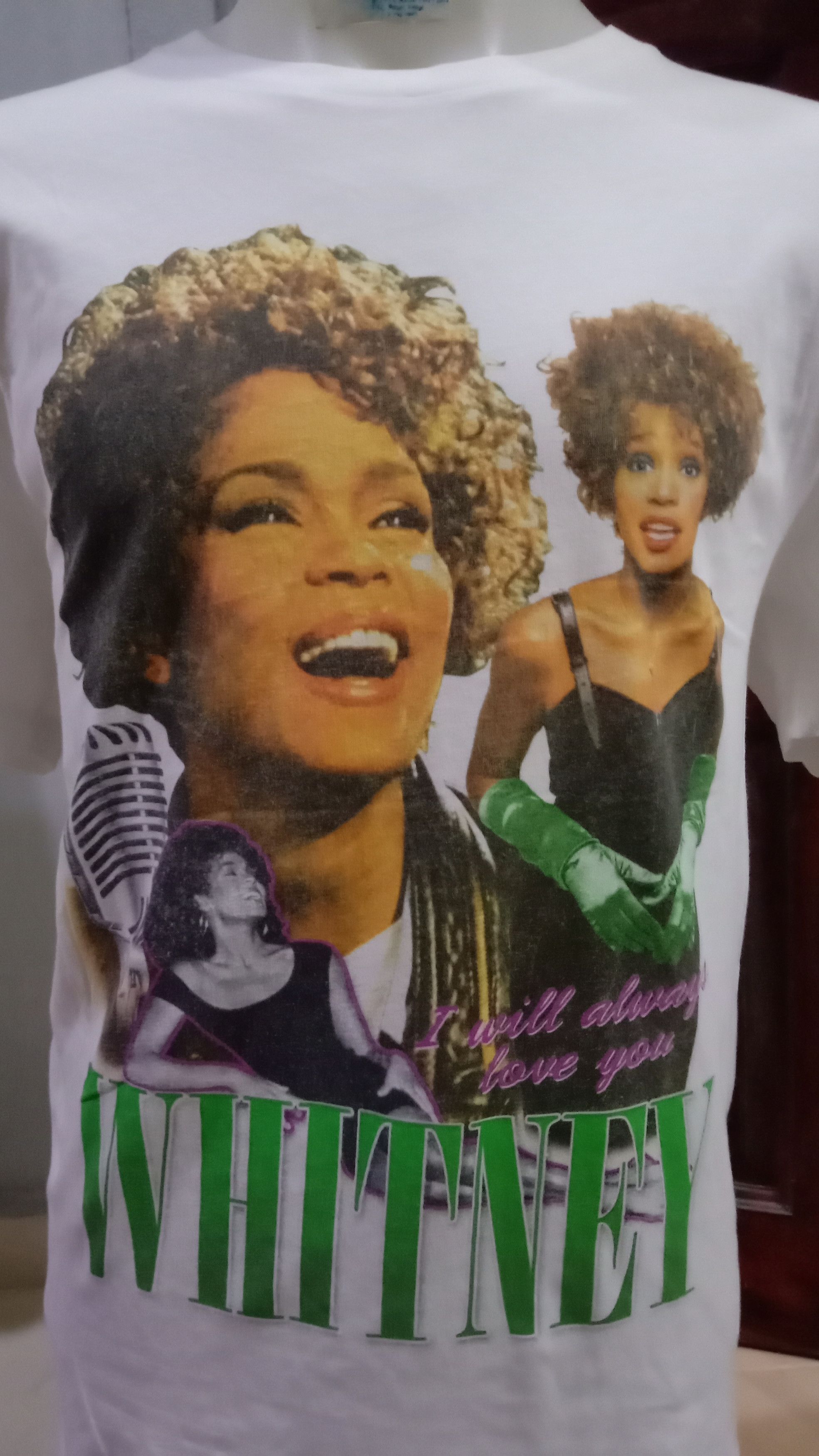 Band Tees Whitney Houston x H&M Size US L / EU 52-54 / 3 - 3 Thumbnail