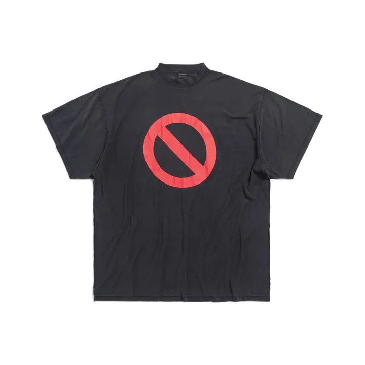 Balenciaga Balenciaga BFRND Logo Print Black Short Sleeve T-shirt 0079 Size US M / EU 48-50 / 2 - 1 Thumbnail