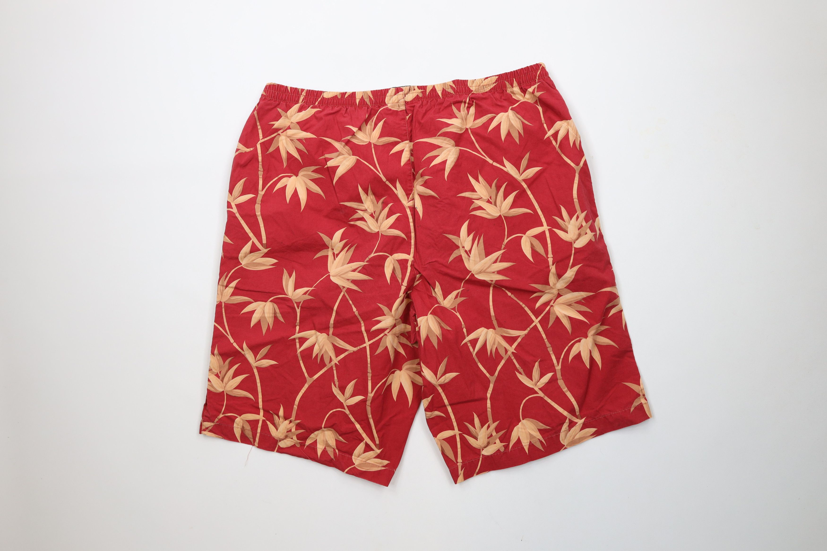 Ralph Lauren × Vintage Vintage 90s Ralph Lauren Flower Lined Shorts Trunks USA Size US 36 / EU 52 - 10 Thumbnail