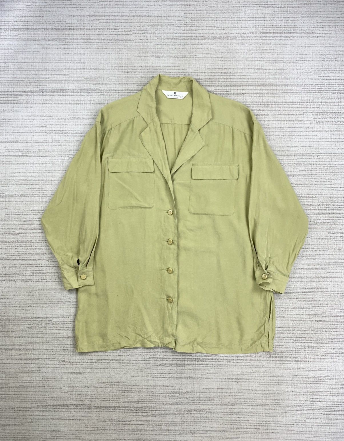Designer × Pierre Balmain × Vintage Vintage Pierre Balmain Paris Button Ups Shirt Size US M / EU 48-50 / 2 - 1 Thumbnail