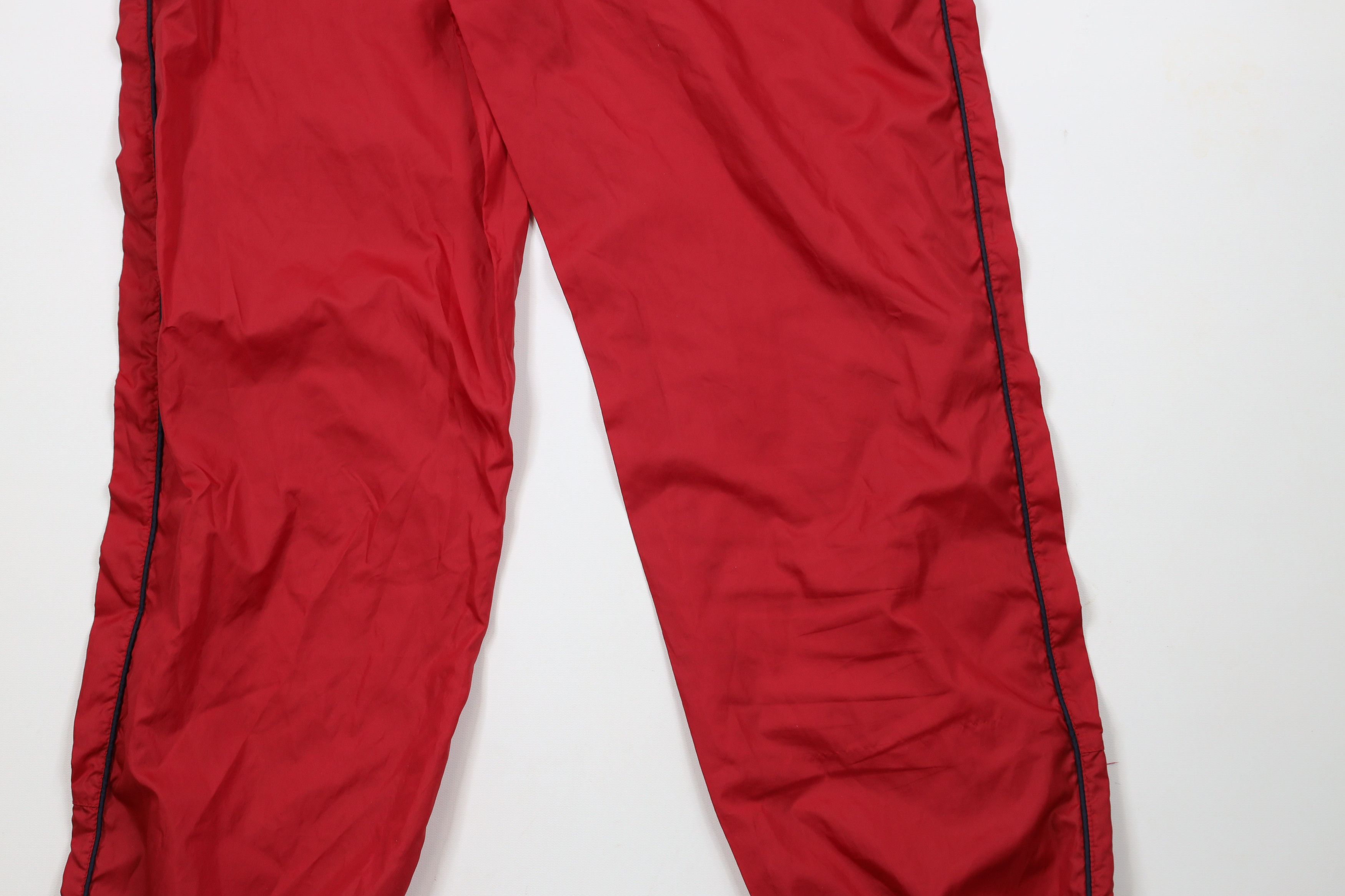 Ralph Lauren × Vintage Vintage 90s Ralph Lauren Box Logo Cuffed Joggers Pants Red Size 26" / US 2 / IT 38 - 13 Thumbnail