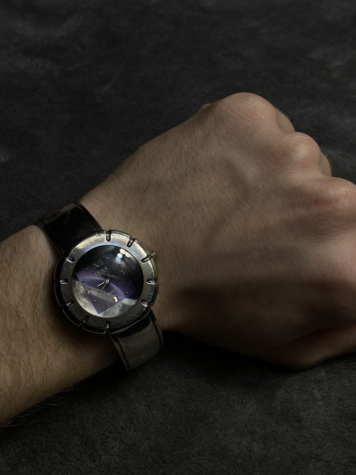 Jewelry × Vintage Work 100% Futuristic Japanese Vintage Bracelet Timepiece Size ONE SIZE - 2 Thumbnail
