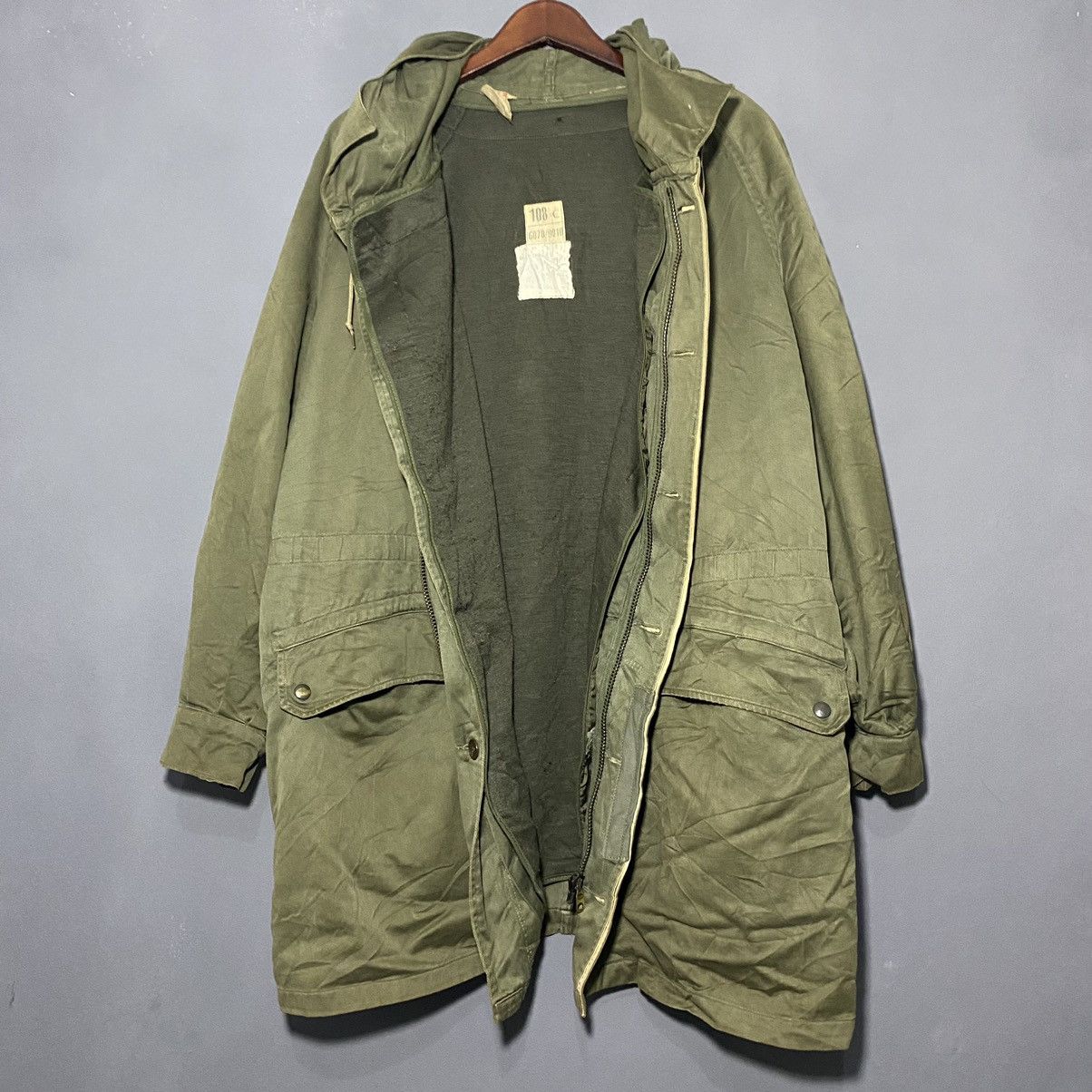 Japanese Brand Savo Roanne 1965 Military France Vintage Jacket Size US XL / EU 56 / 4 - 4 Thumbnail