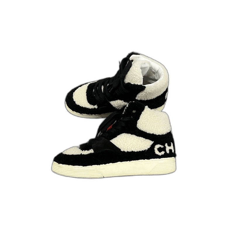 Chanel Chanel High-Top Teddy Bear Panda Sneakers Size US 8 / IT 38 - 1 Thumbnail