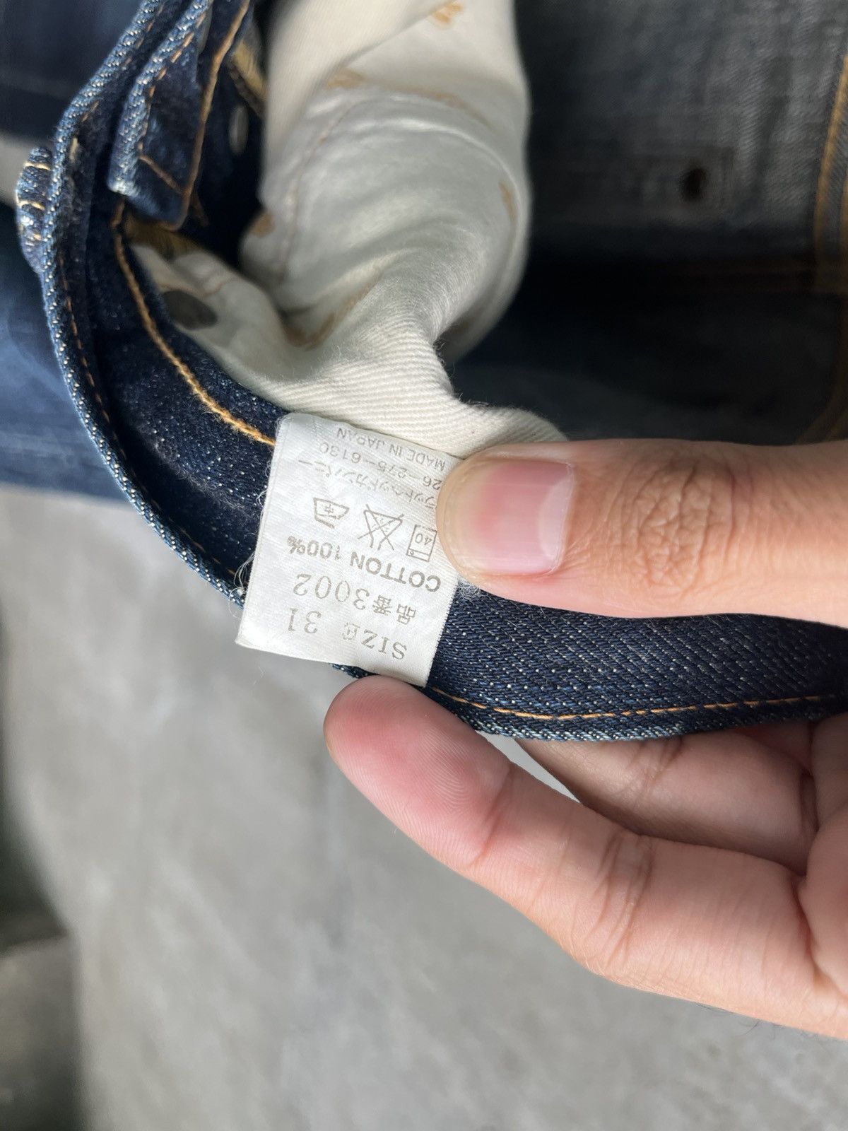 The Flat Head Japanese Denim Selvedge Jeans Size US 31 - 10 Thumbnail