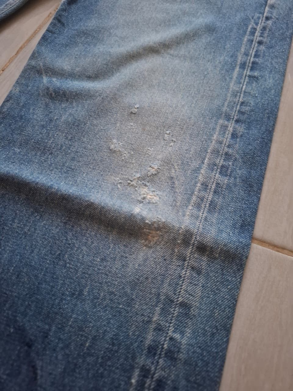 Chimala Vintage Chimala selvedge blue washed denim Size US 29 - 5 Thumbnail