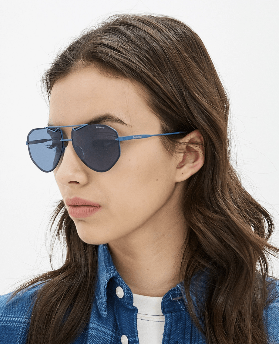 Polaroid NEW Polaroid PLD6092/S PJPC3 Blue Sunglasses(PLD6092S-PJPC3) Size ONE SIZE - 9 Thumbnail
