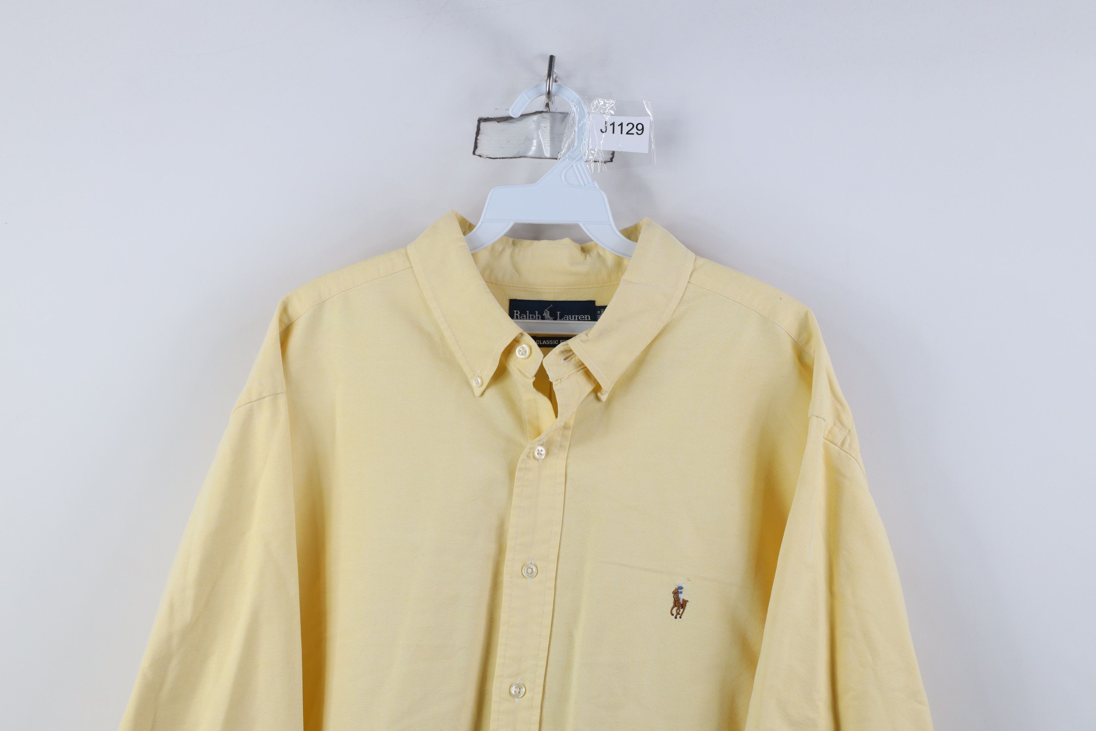 Ralph Lauren Vintage 90s Ralph Lauren Cotton Oxford Button Down Shirt Size US L / EU 52-54 / 3 - 2 Thumbnail