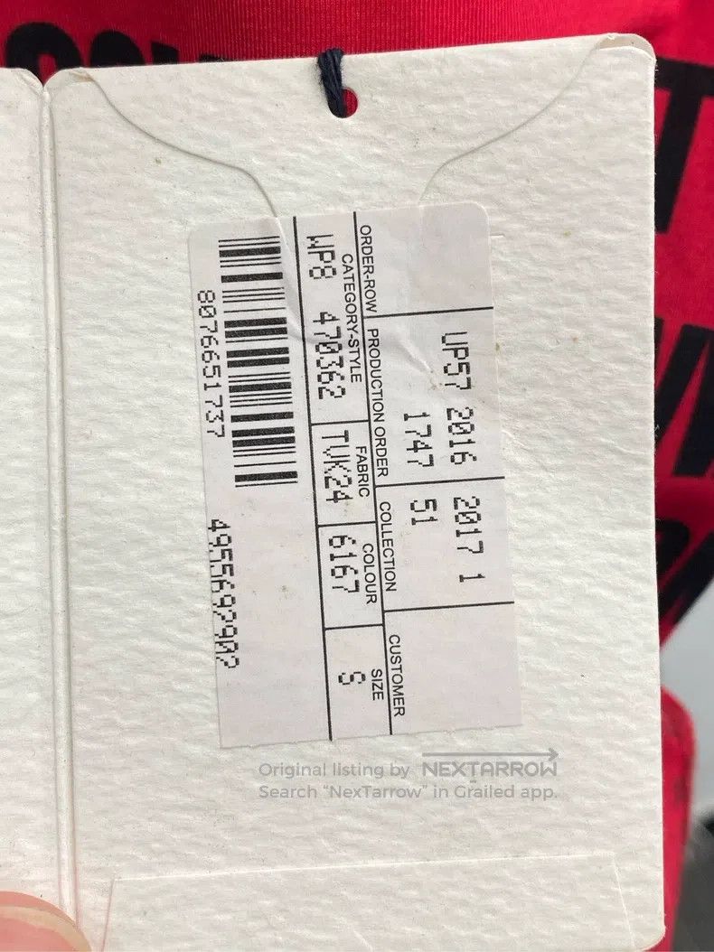 Balenciaga Balenciaga Red Full Print Logo Tight Short Sleeve Size US S / EU 44-46 / 1 - 5 Thumbnail
