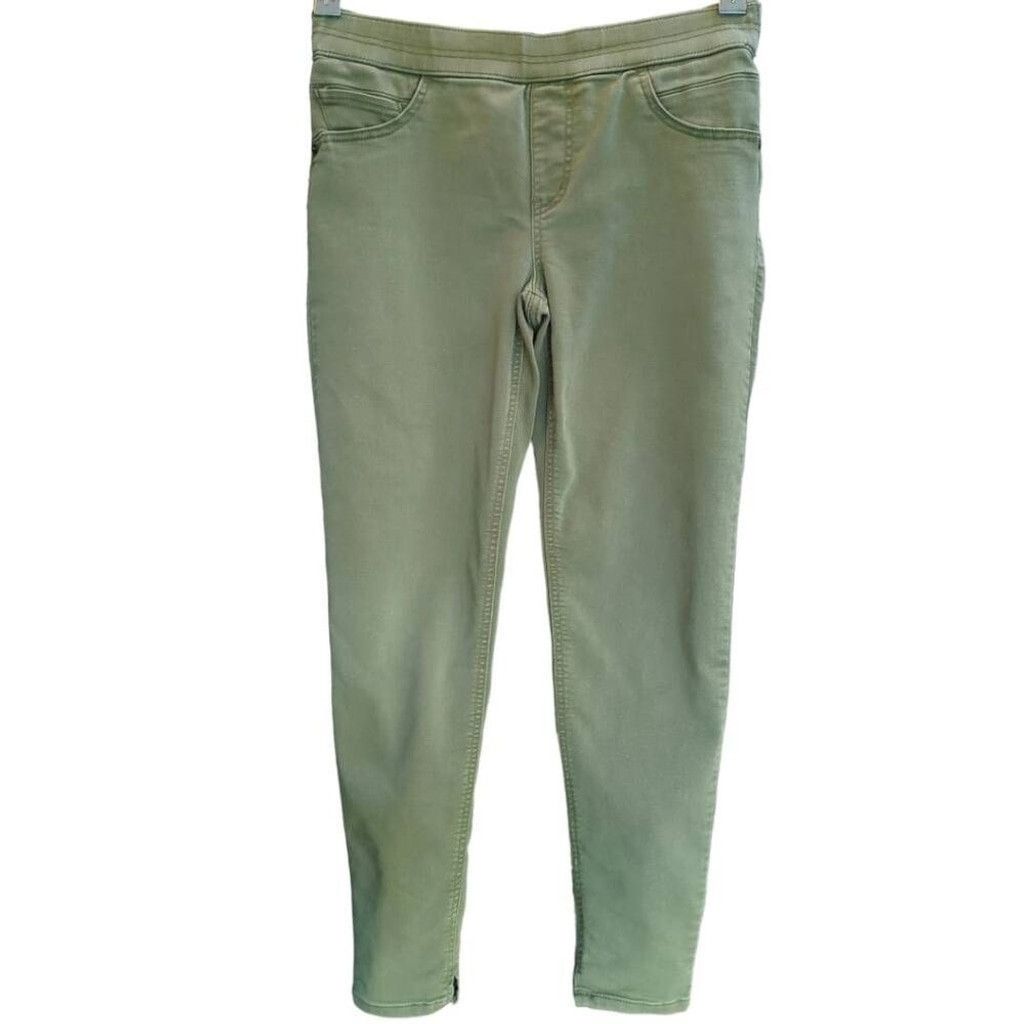 Other Democracy Size 8 Glider Olive Green Pull On Casual Jeggings Size 30" / US 8 / IT 44 - 1 Thumbnail