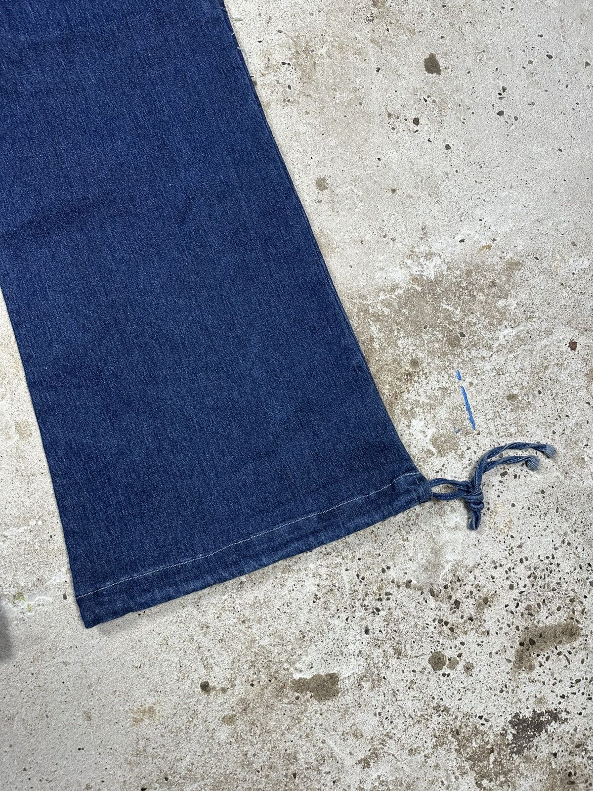 If Six Was Nine Vintage Y2K FLARE Cargo Japanese Style Denim Pants Jeans Size US 27 - 10 Thumbnail
