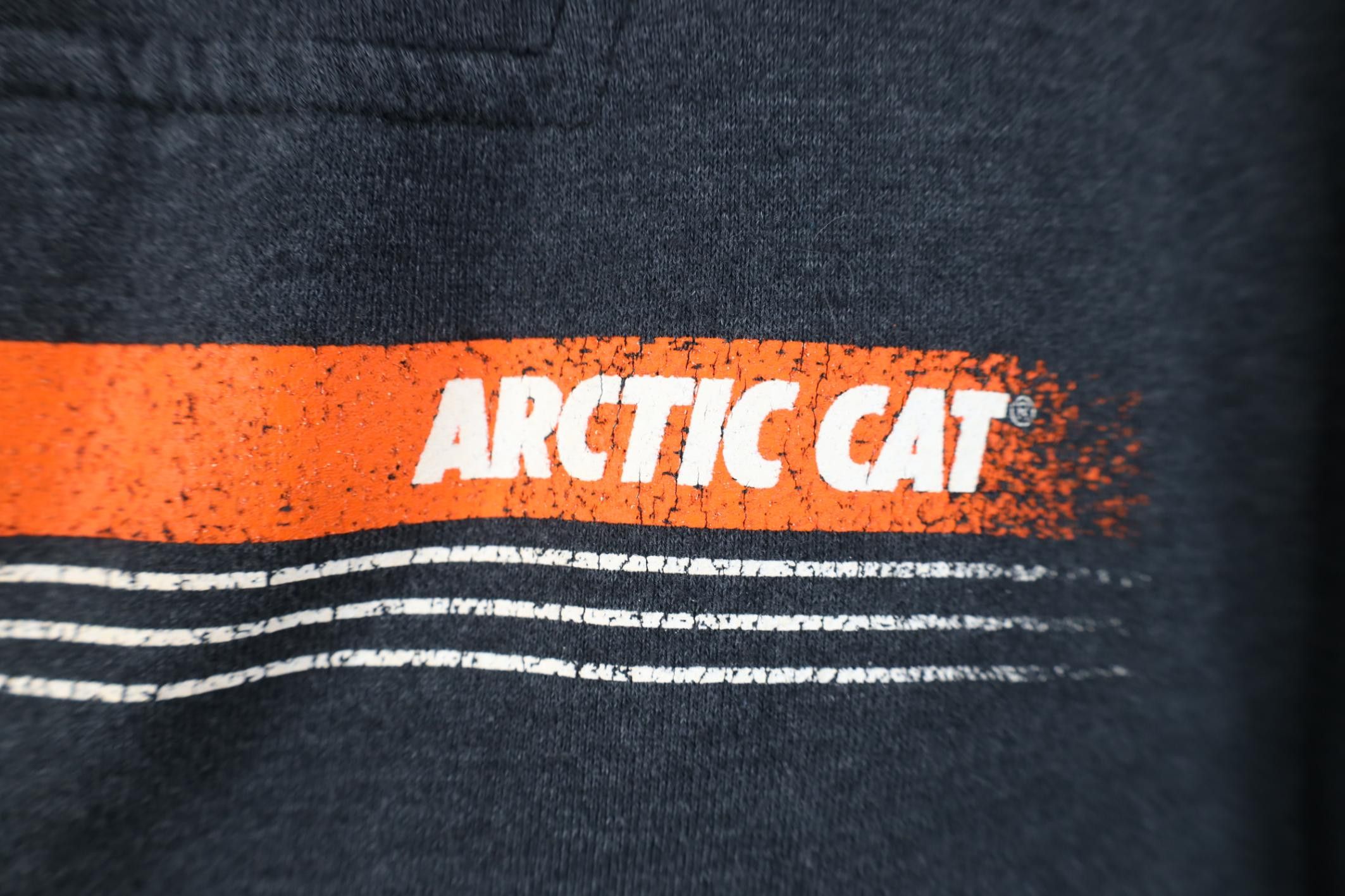 Vintage Vintage Arctic Cat Snowmobiles Henley Hoodie Sweatshirt Size US M / EU 48-50 / 2 - 4 Thumbnail