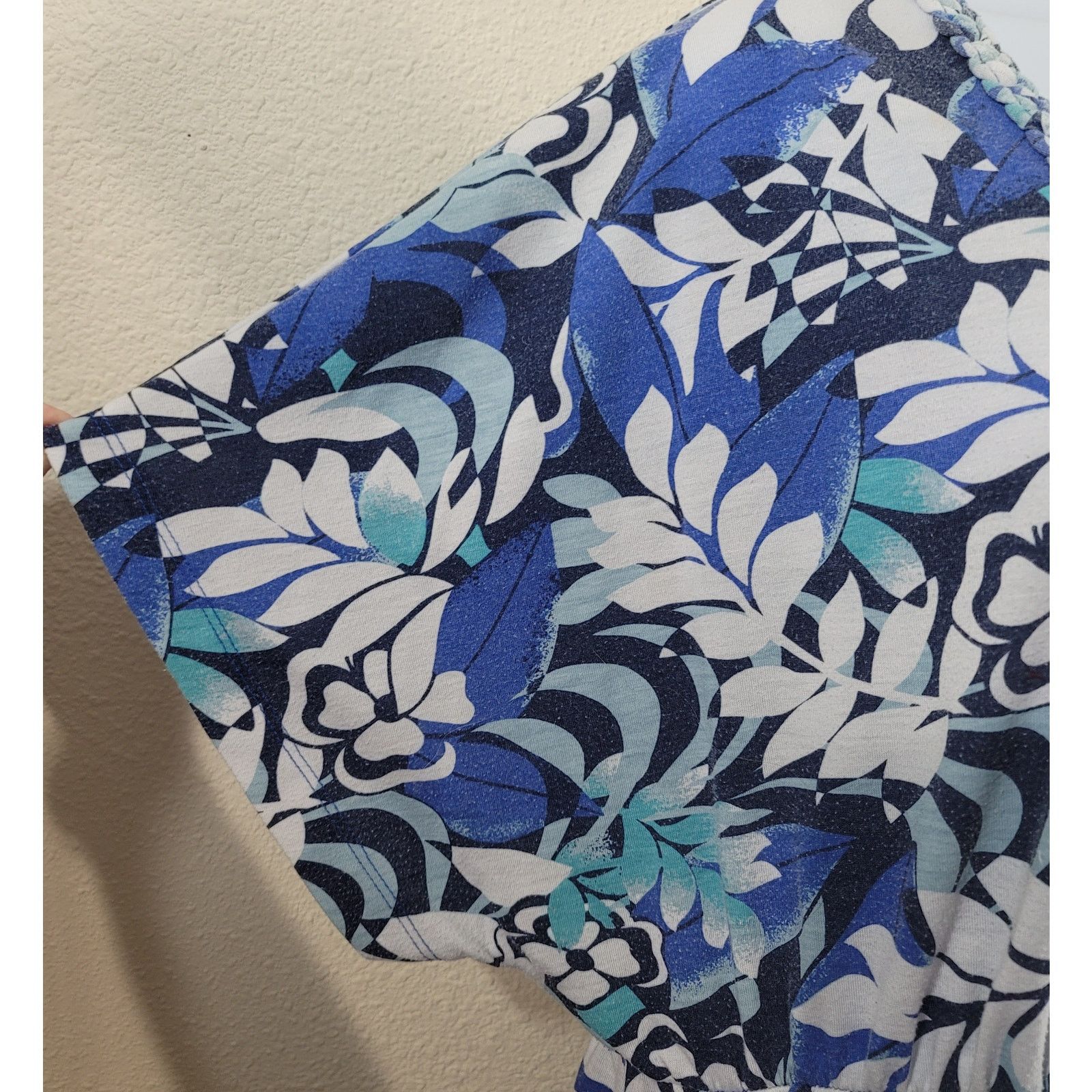 Other White Stag Blue White Floral Faded Print A Line Dress XXL Size XXL / US 16-18 / IT 52-54 - 5 Thumbnail
