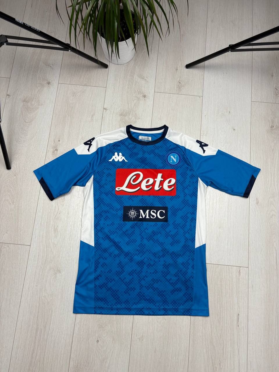 Kappa 2019/2020 Kappa SCC Napoli Soccer Jersey T-Shirt Tee Size US S / EU 44-46 / 1 - 1 Thumbnail