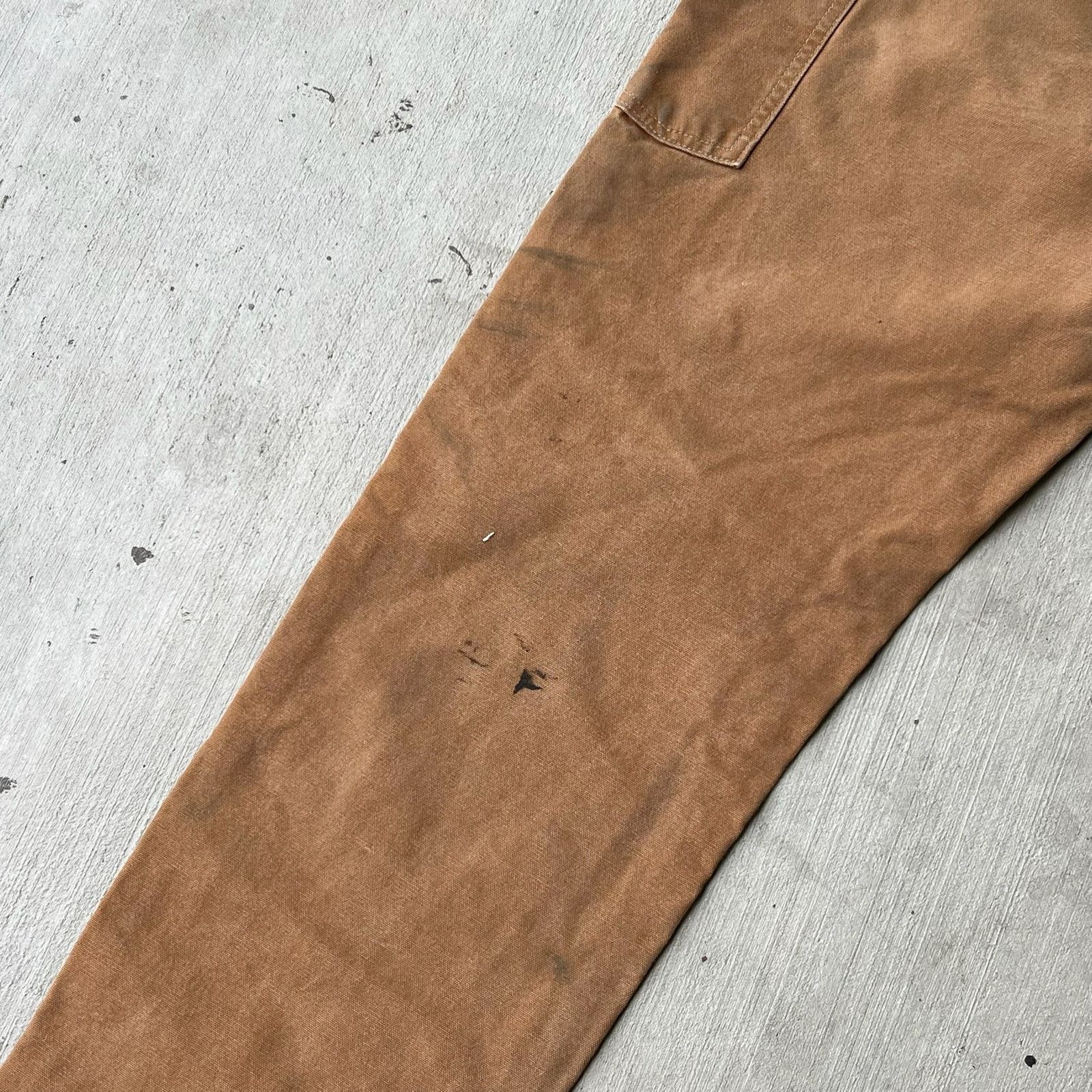 Carhartt × Vintage Carhartt brown double knee work wear carpenter pants Size US 32 / EU 48 - 7 Thumbnail