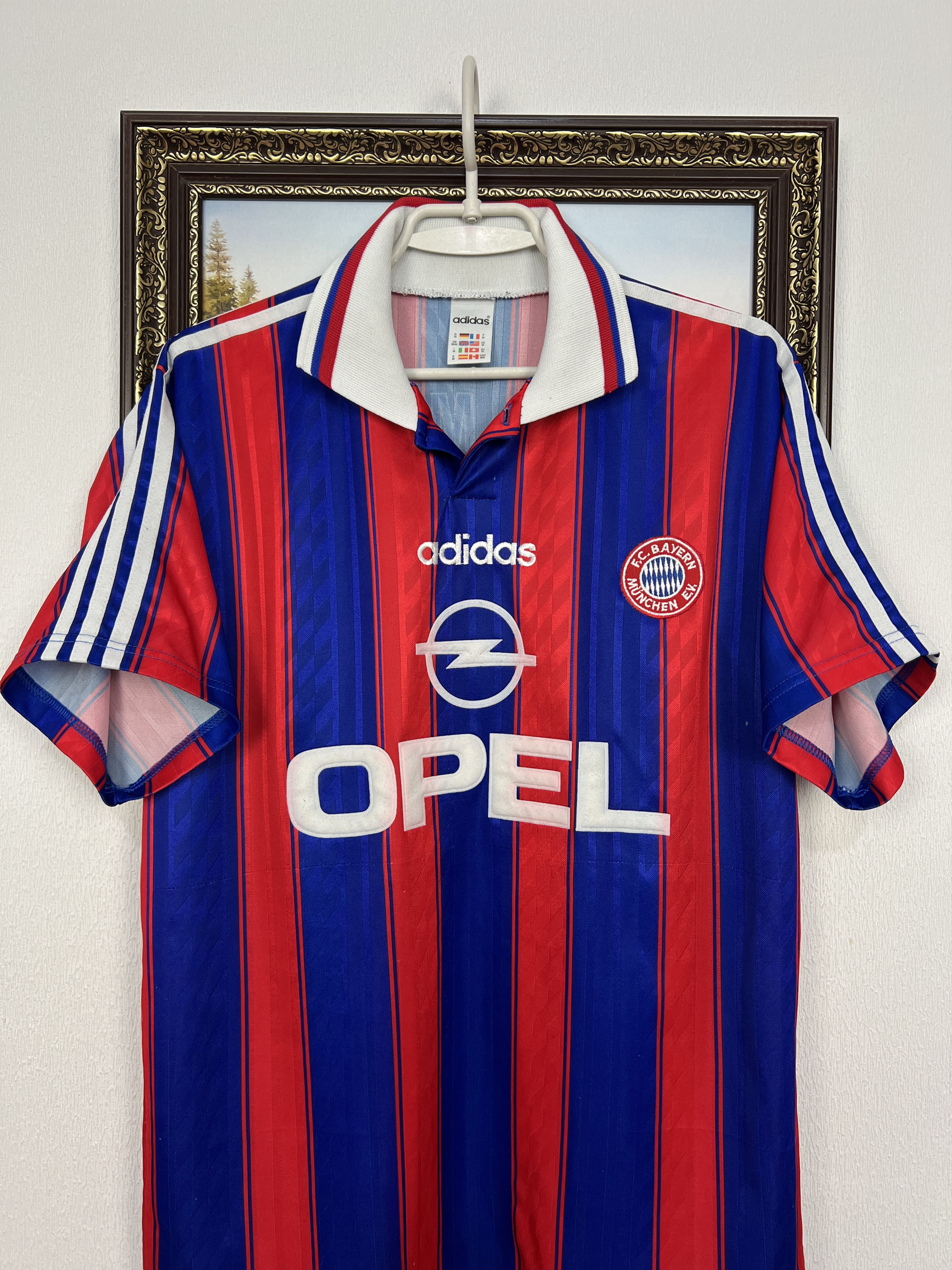 Adidas Bayern Munich Home football shirt 1995 #18 Klinsmann Adidas Size US M / EU 48-50 / 2 - 2 Thumbnail