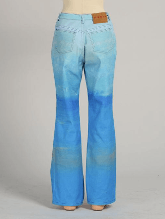 Marni o1srvl11e0624 Trouser in Blue Size 28" / US 6 / IT 42 - 4 Thumbnail