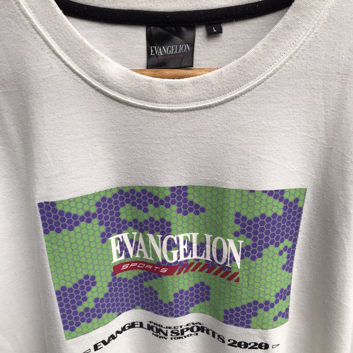 Anime × Japanese Brand EVANGELION anime tee nerv neon genesis Size US M / EU 48-50 / 2 - 3 Thumbnail