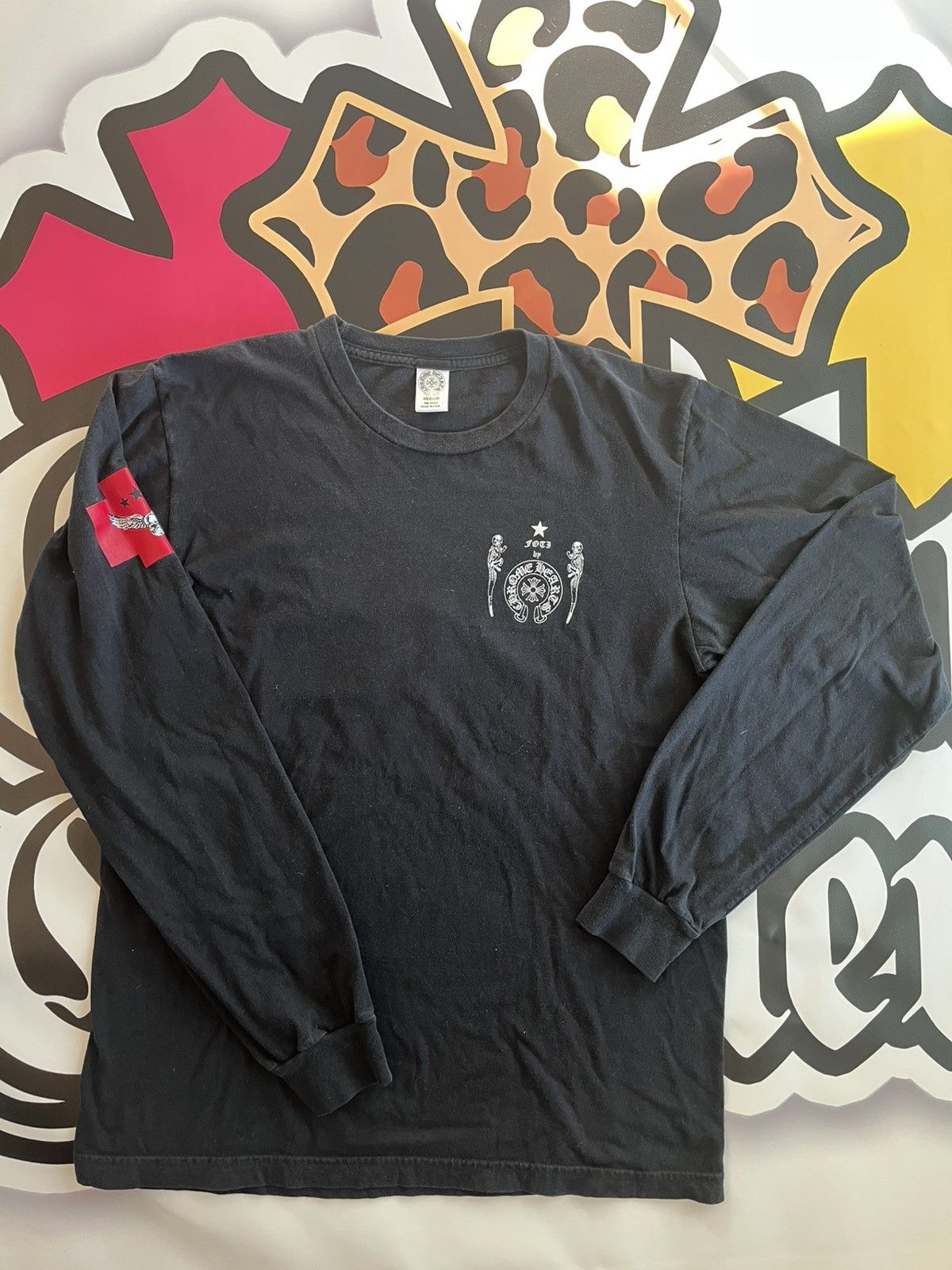 トップス Chrome Hearts Foti Long Sleeve T-shirt CHROME HEARTS FOTI LONG SLEEVE T-SHIRT - BLACK / BLUE