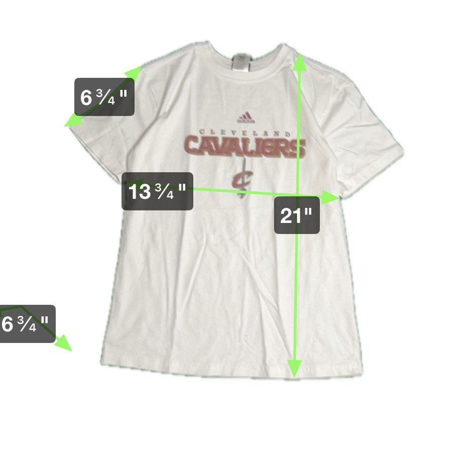 Adidas × NBA Vintage Adidas Cleveland Cavaliers NBA Graphic T-Shirt Size US L / EU 52-54 / 3 - 5 Thumbnail