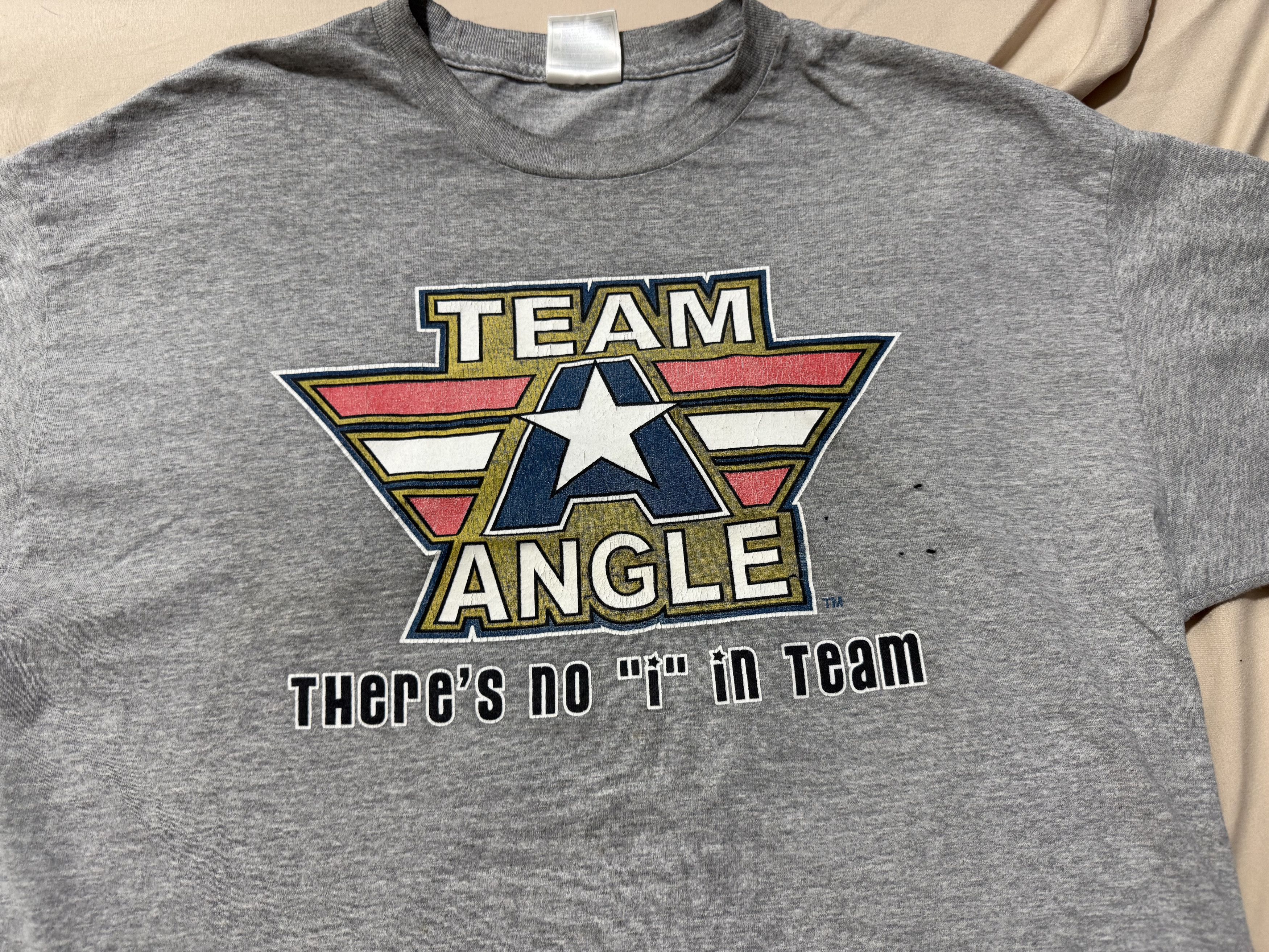 Vintage × WWE × WWF Vintage 2000s WWE Kurt Angle Team Angle T Shirt Size US XL / EU 56 / 4 - 5 Thumbnail