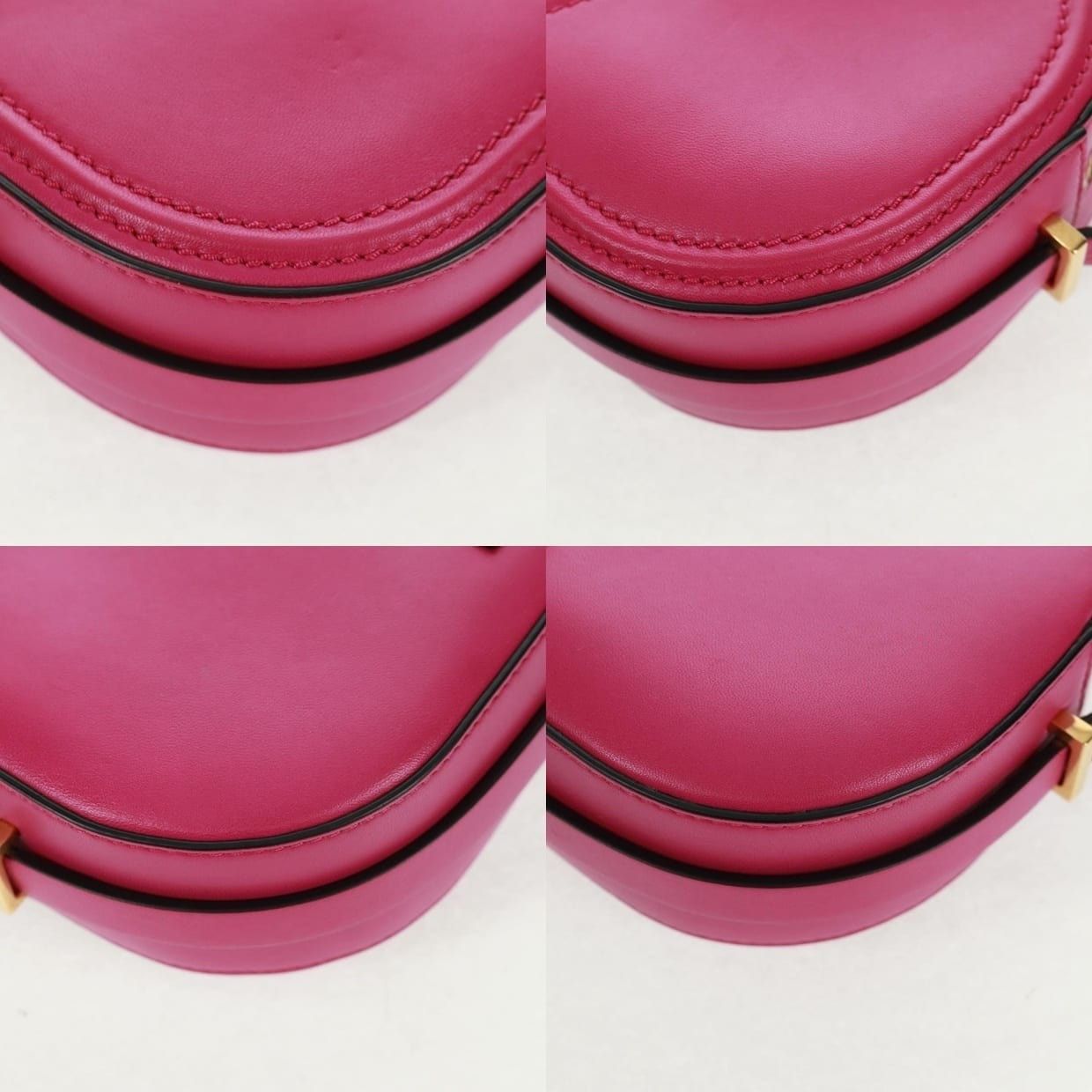 Valentino Valentino Leather V Logo Walk Shoulder Bag Pink Size ONE SIZE - 12 Thumbnail