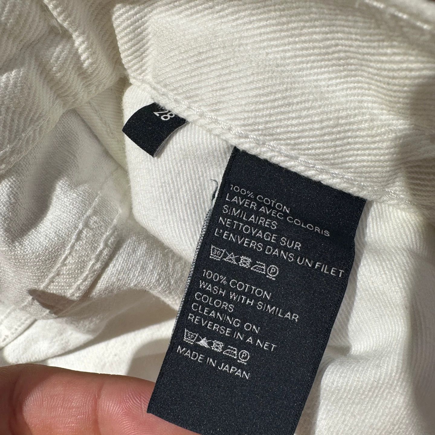 Celine Celine may759 Triomphe Chain Jeans US 28 Cotton Size 28" / US 6 / IT 42 - 4 Thumbnail