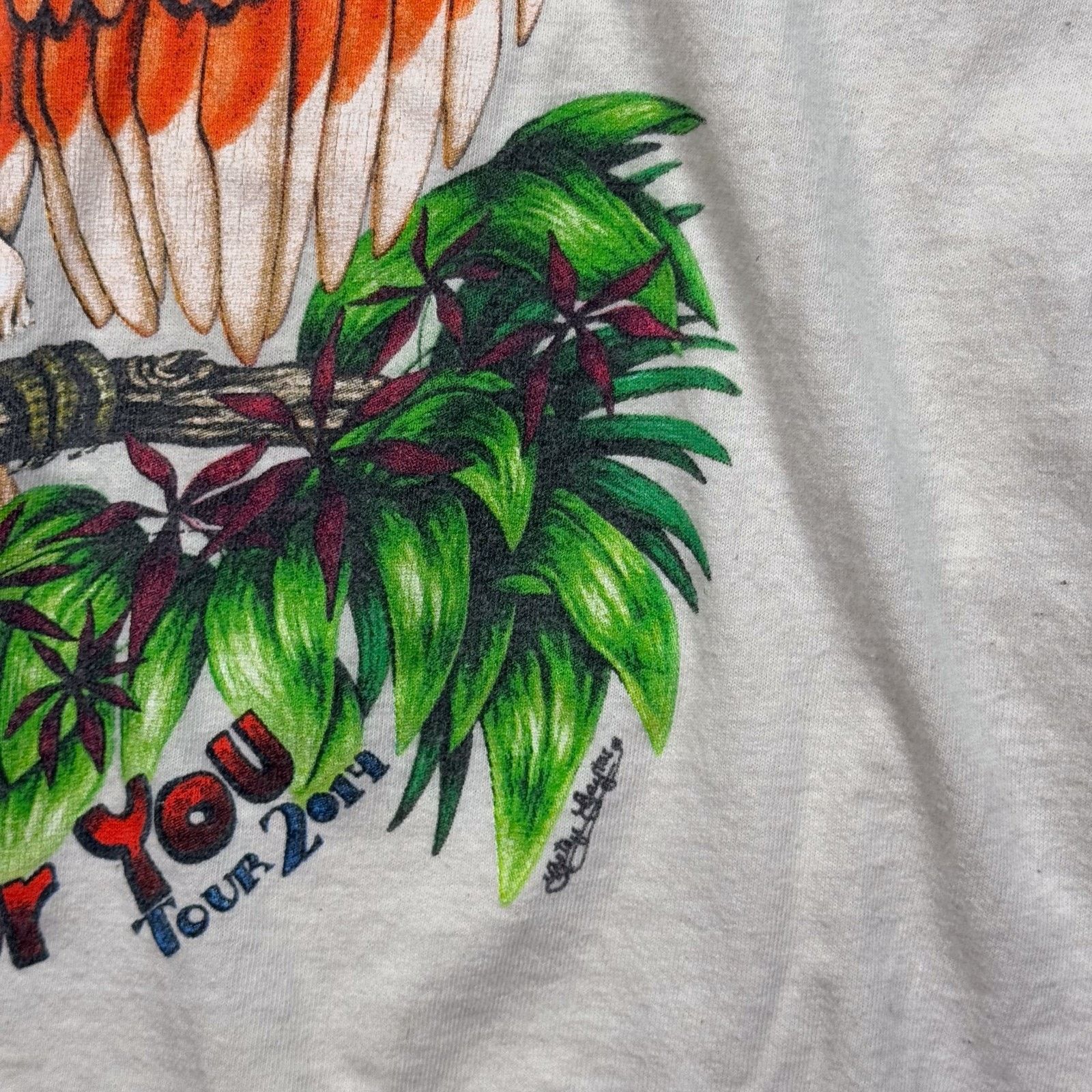 Gildan Jimmy Buffett 2014 Tour This Ones For You Concert T Shirt L Size US L / EU 52-54 / 3 - 5 Thumbnail