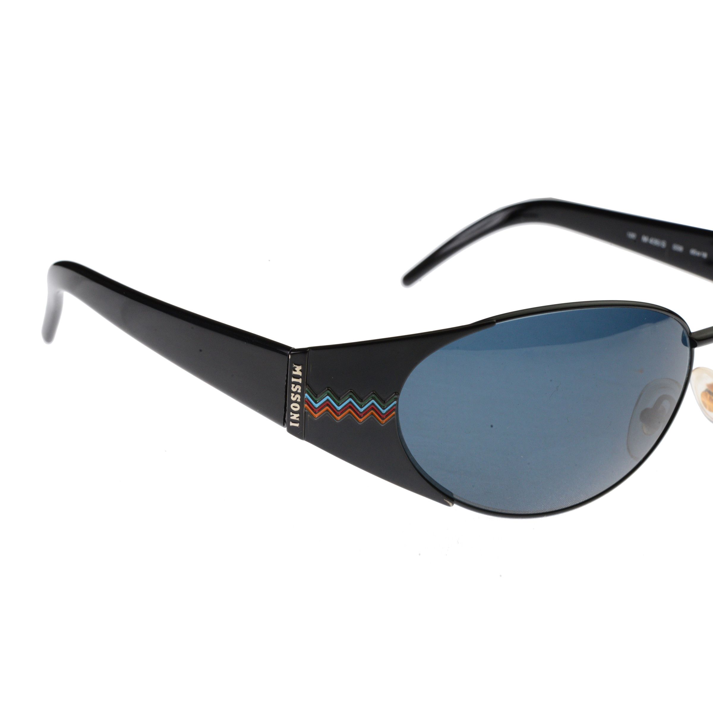 Missoni Missoni 90's Black Oval Signature Frame Sunglasses Size ONE SIZE - 2 Thumbnail