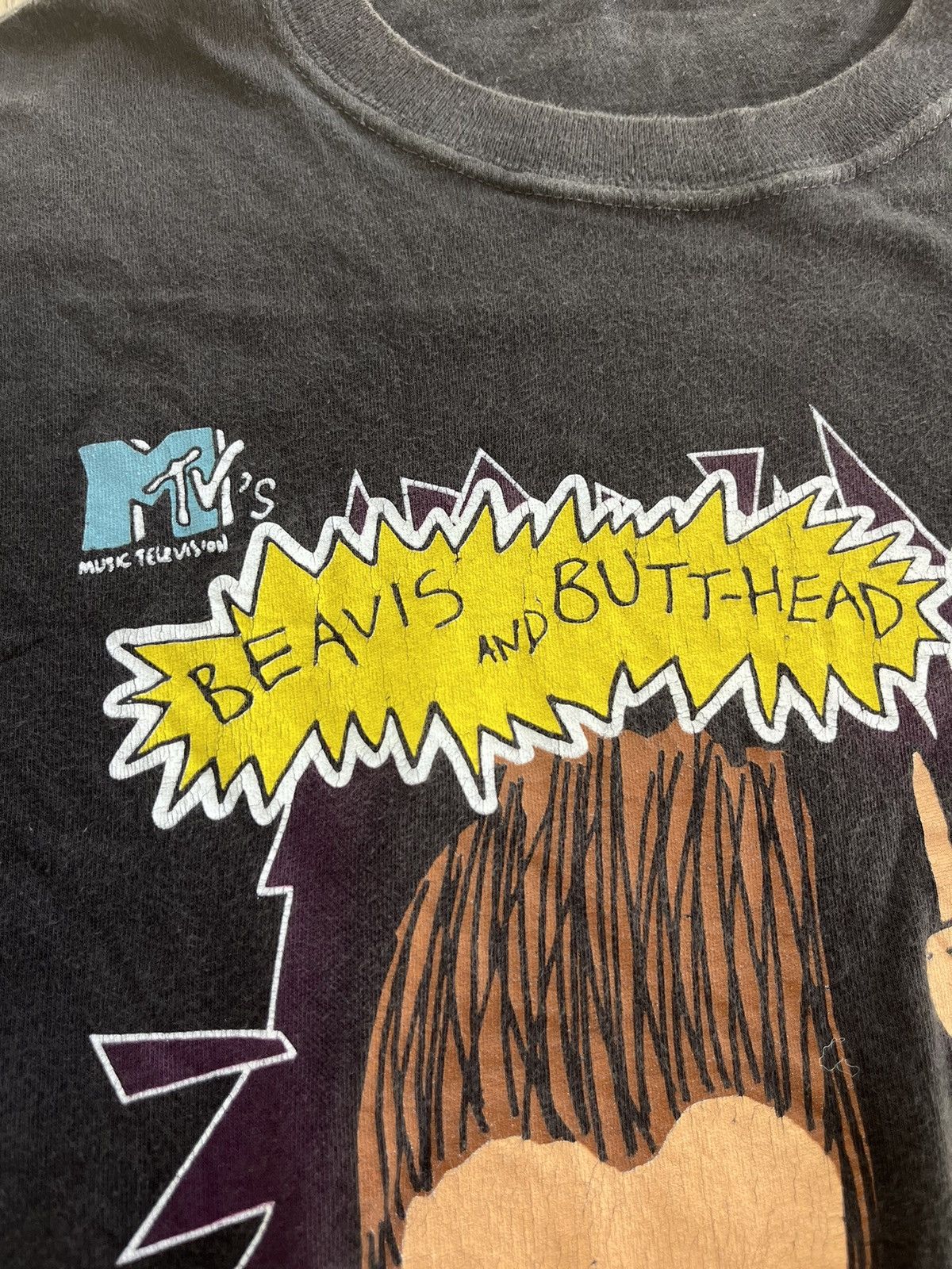 Mtv × Vintage Vintage Beavis And Butt-Head 1994’s MTV Networks Tshirt Size US M / EU 48-50 / 2 - 7 Thumbnail